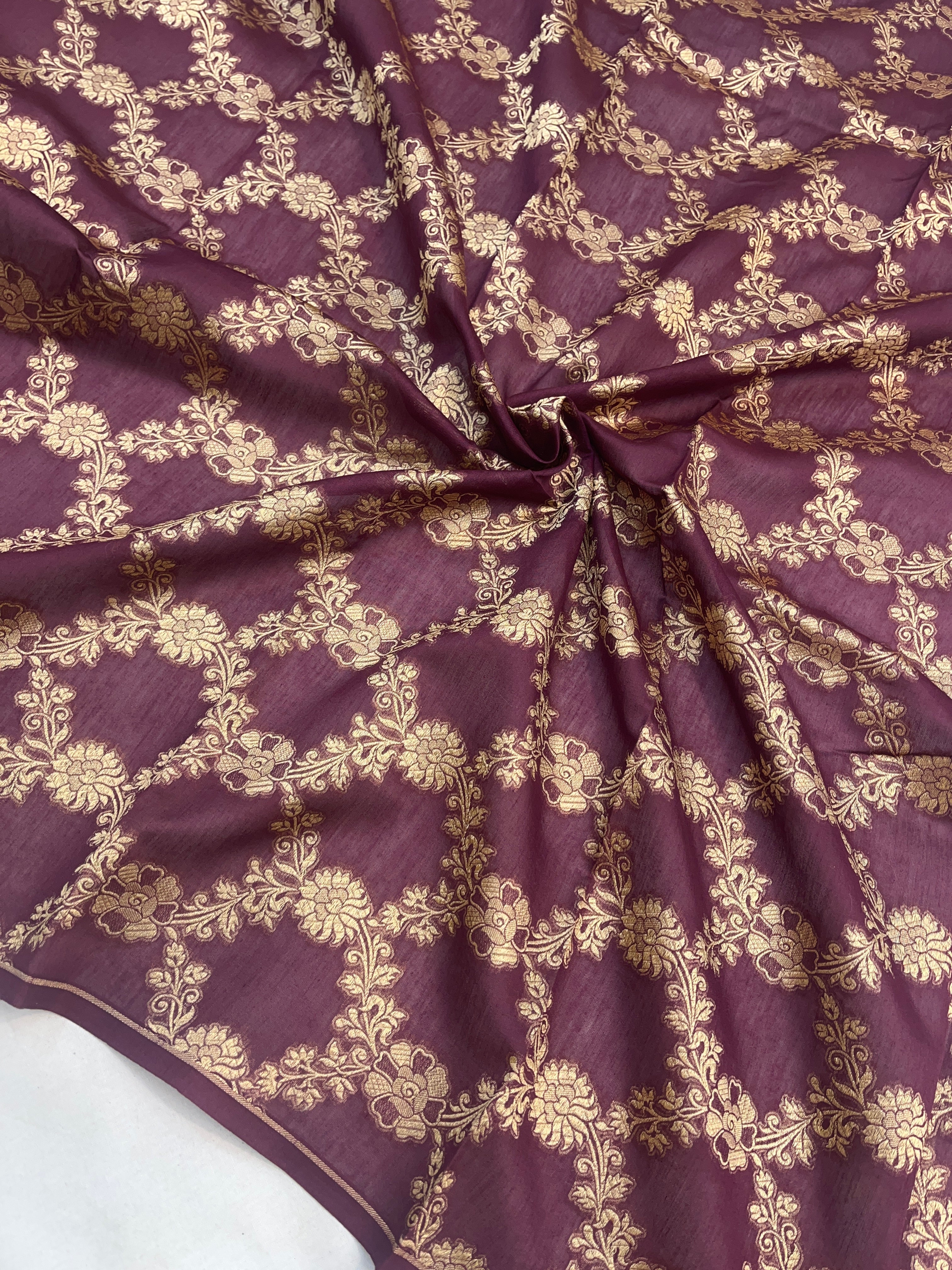 Pure Chanderi Cotton Fabric