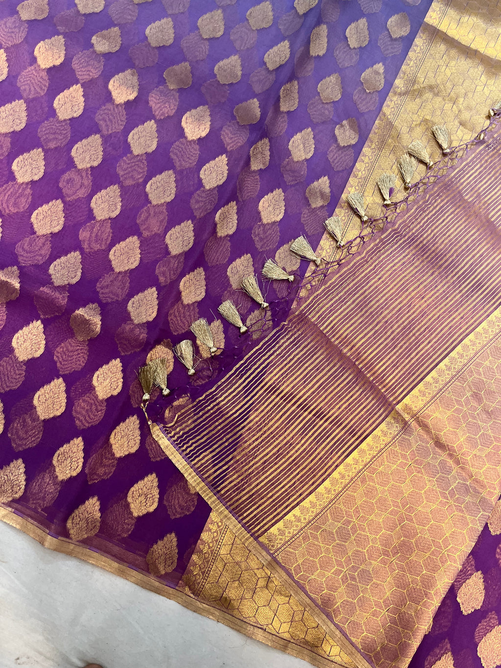 Pure Organza Silk Banarasi Saree