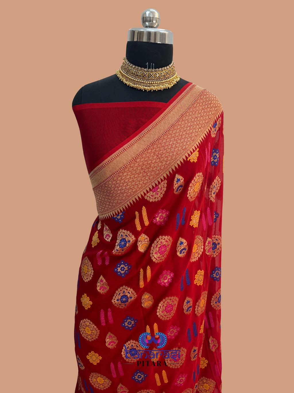Pure Chiffon Banarasi Saree