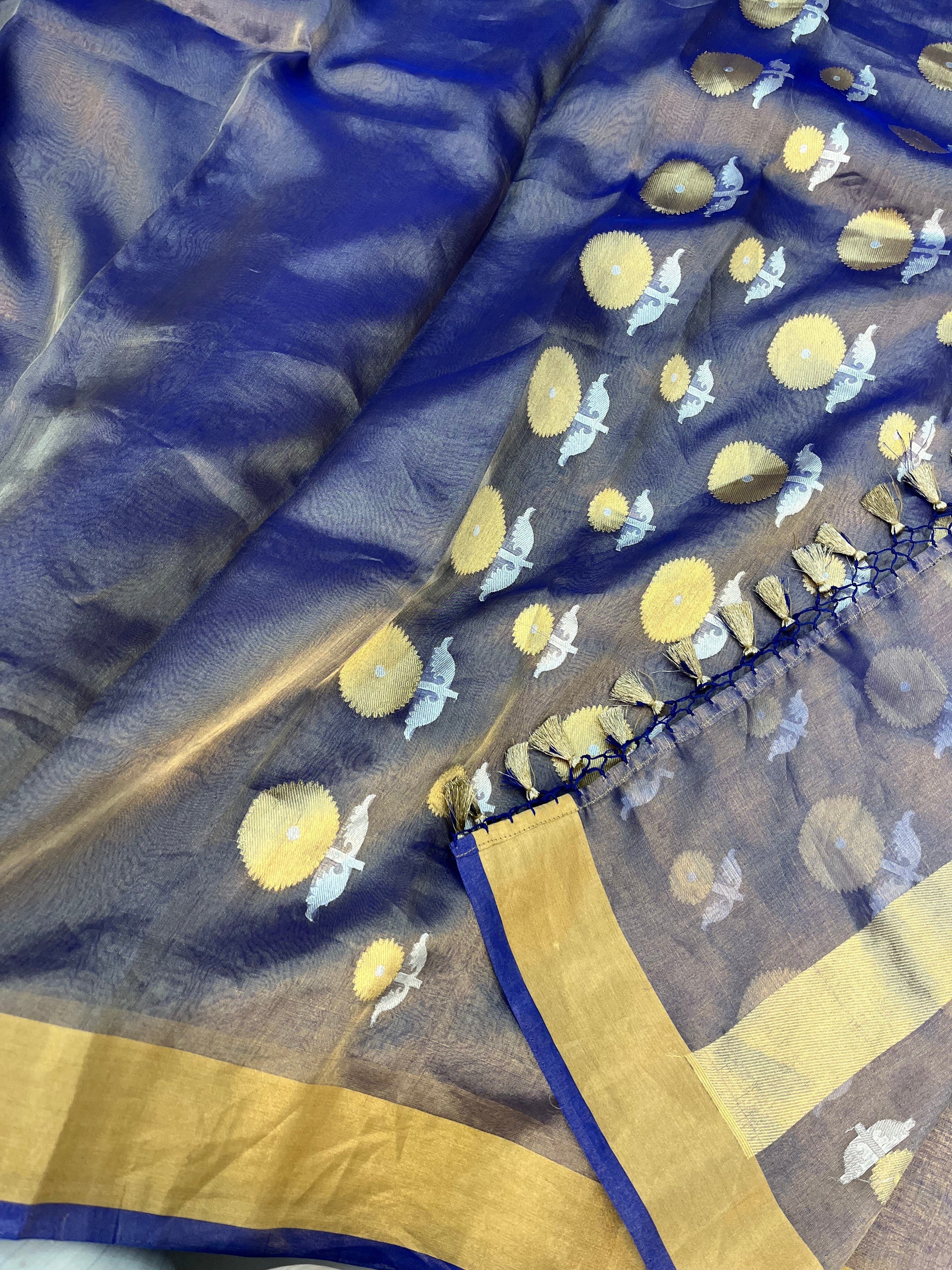 Pure Tissue Silk Handloom Banarasi Saree