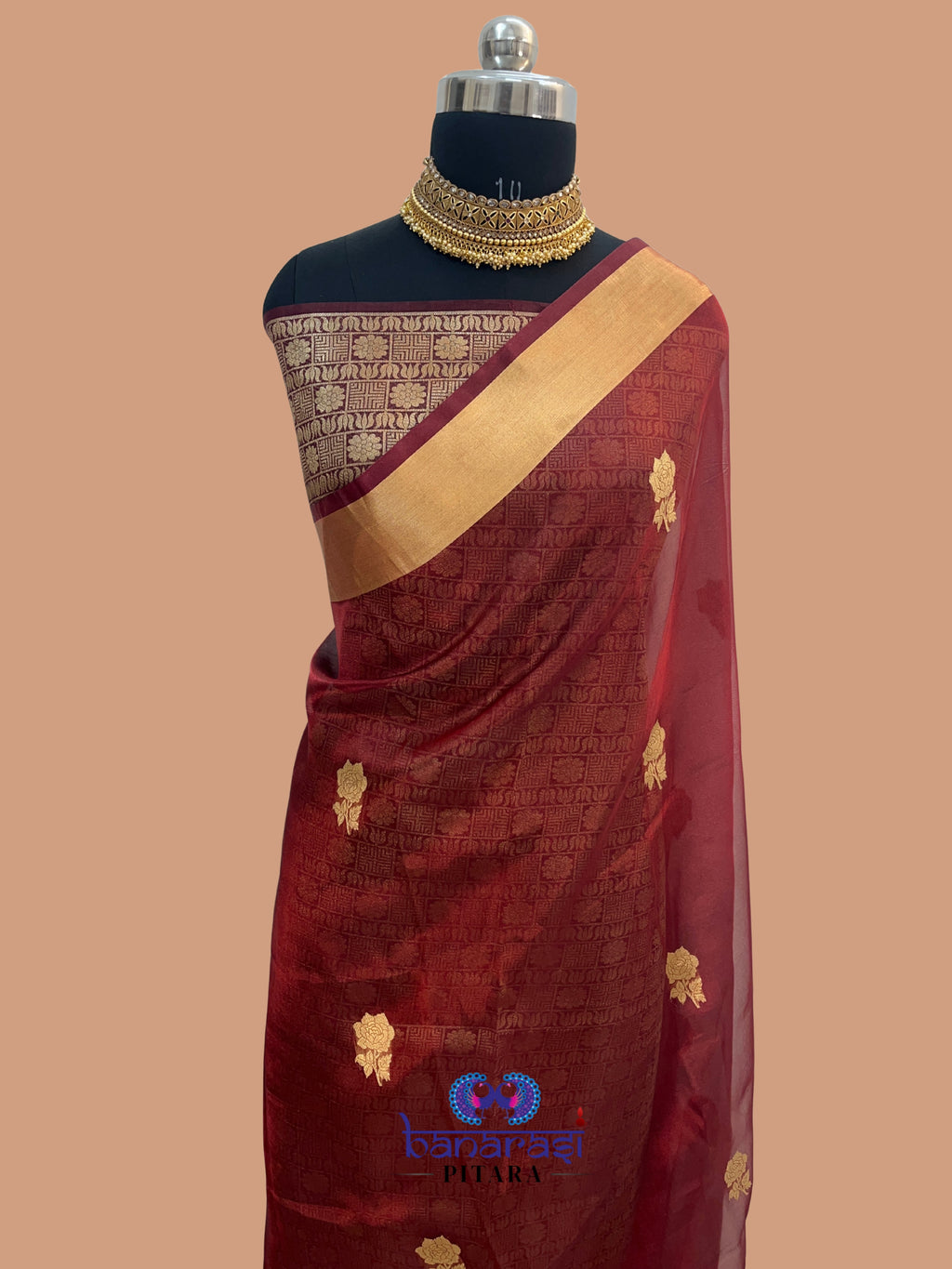 Pure Tissue Silk Handloom Banarasi Saree