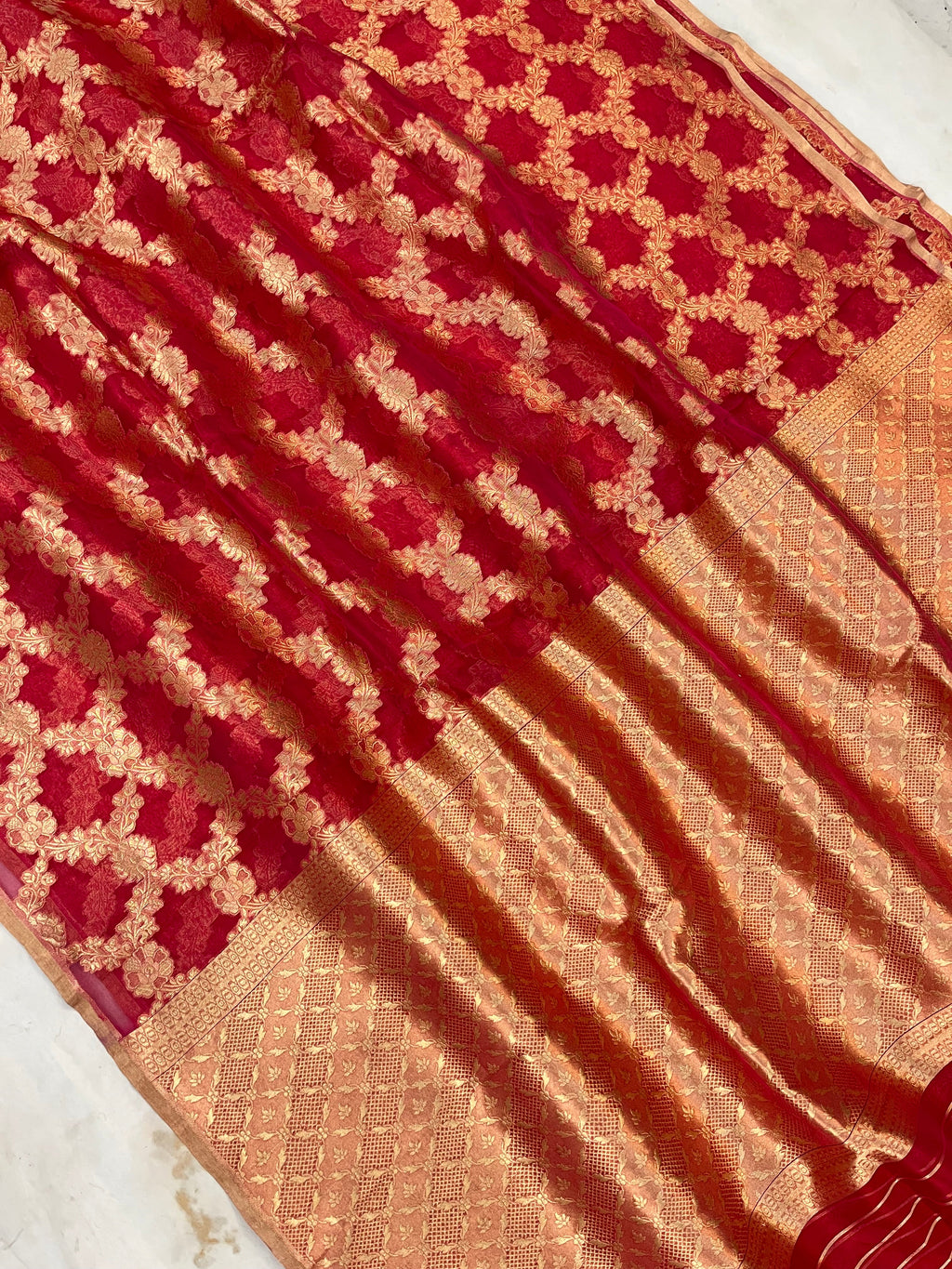 Pure Tissue Handloom Banarasi Saree