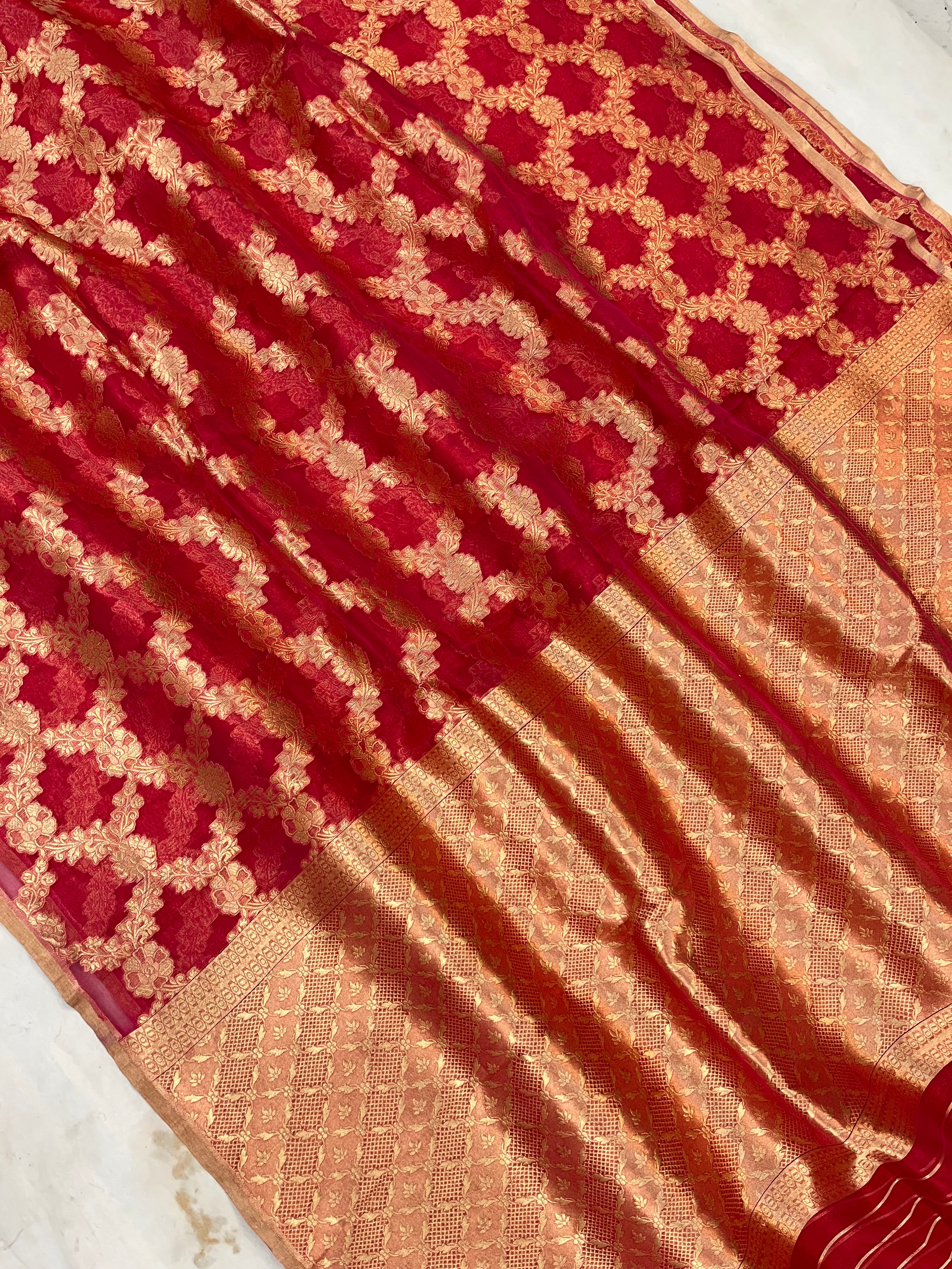 Pure Tissue Handloom Banarasi Saree