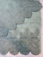 Pure Organza Embroidery work Suit Dupatta