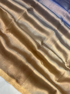 Pure Tissue Plain Multi Banarasi Saree