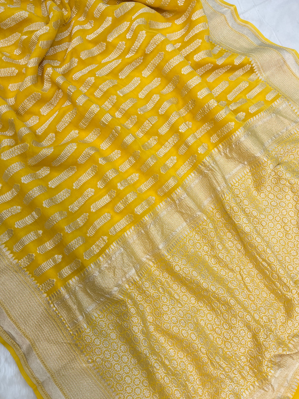 Pure Chiffon Banarasi Saree