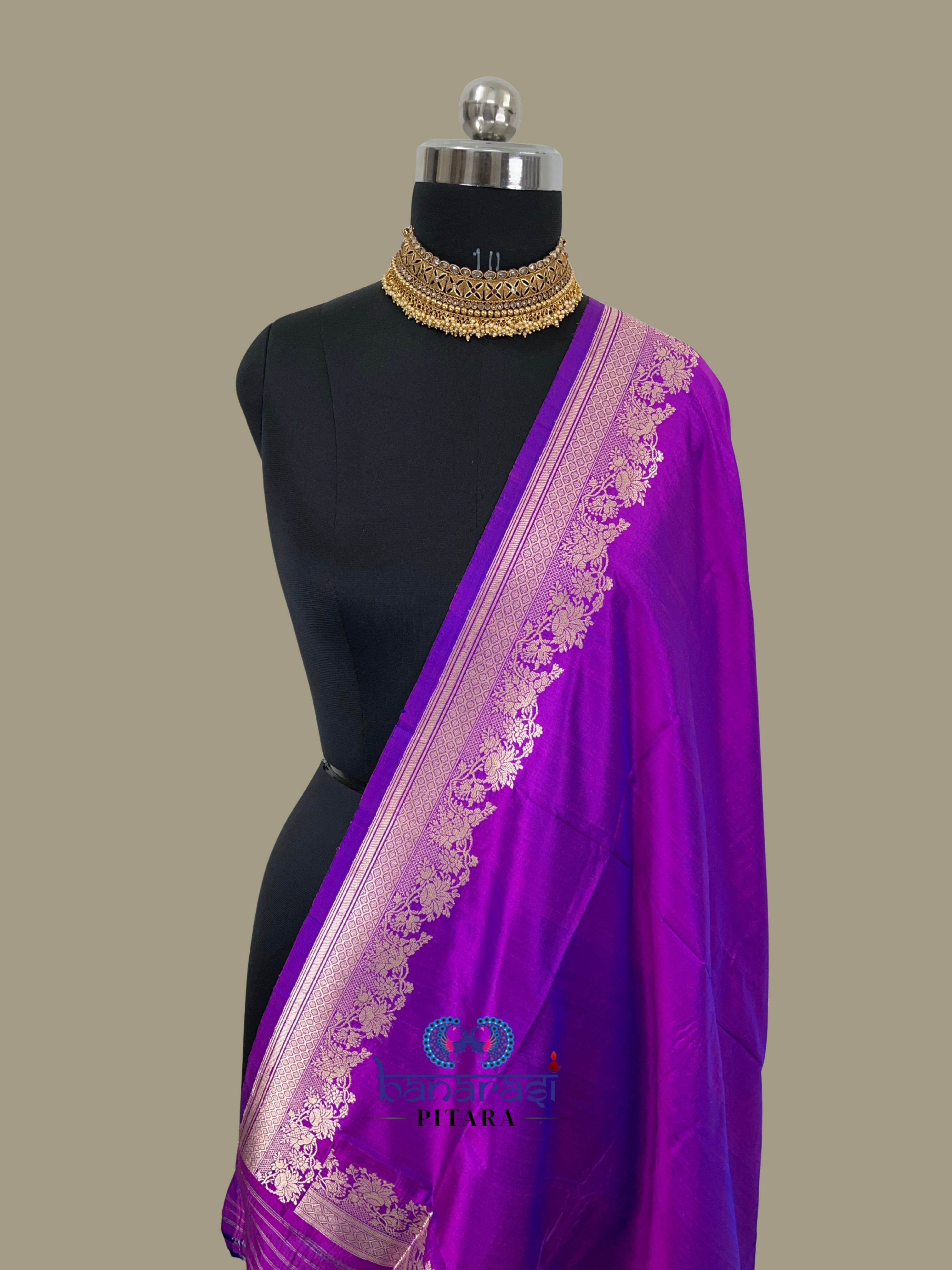 Pure Silk Handloom Banarasi Dupatta