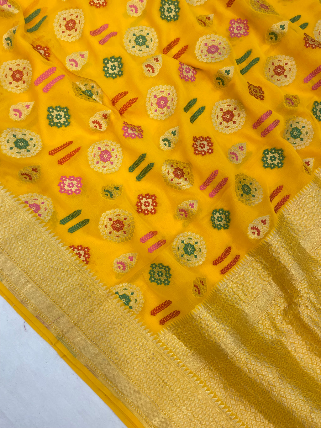 Pure Chiffon Banarasi Saree