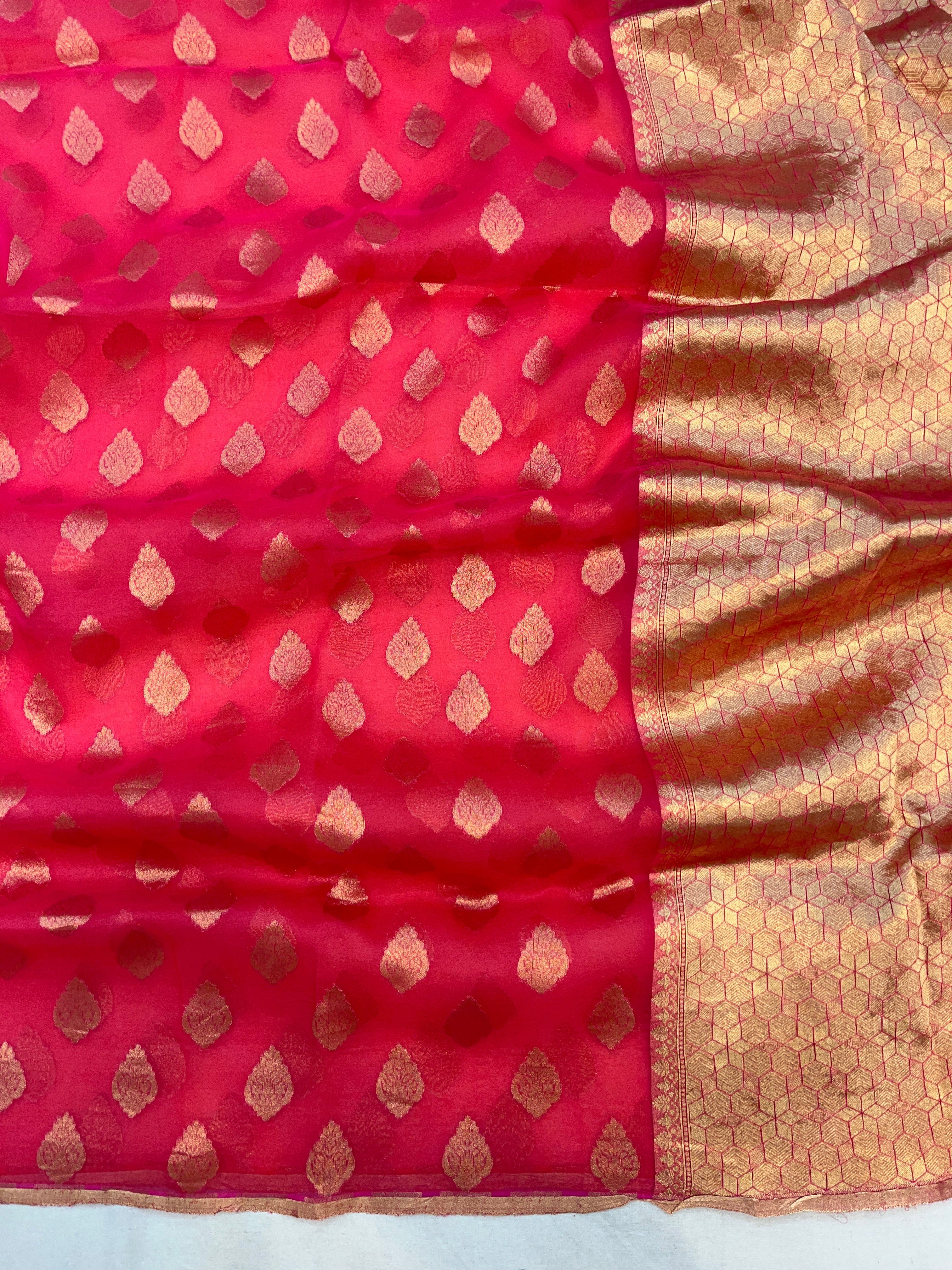Pure Organza Banarasi Saree
