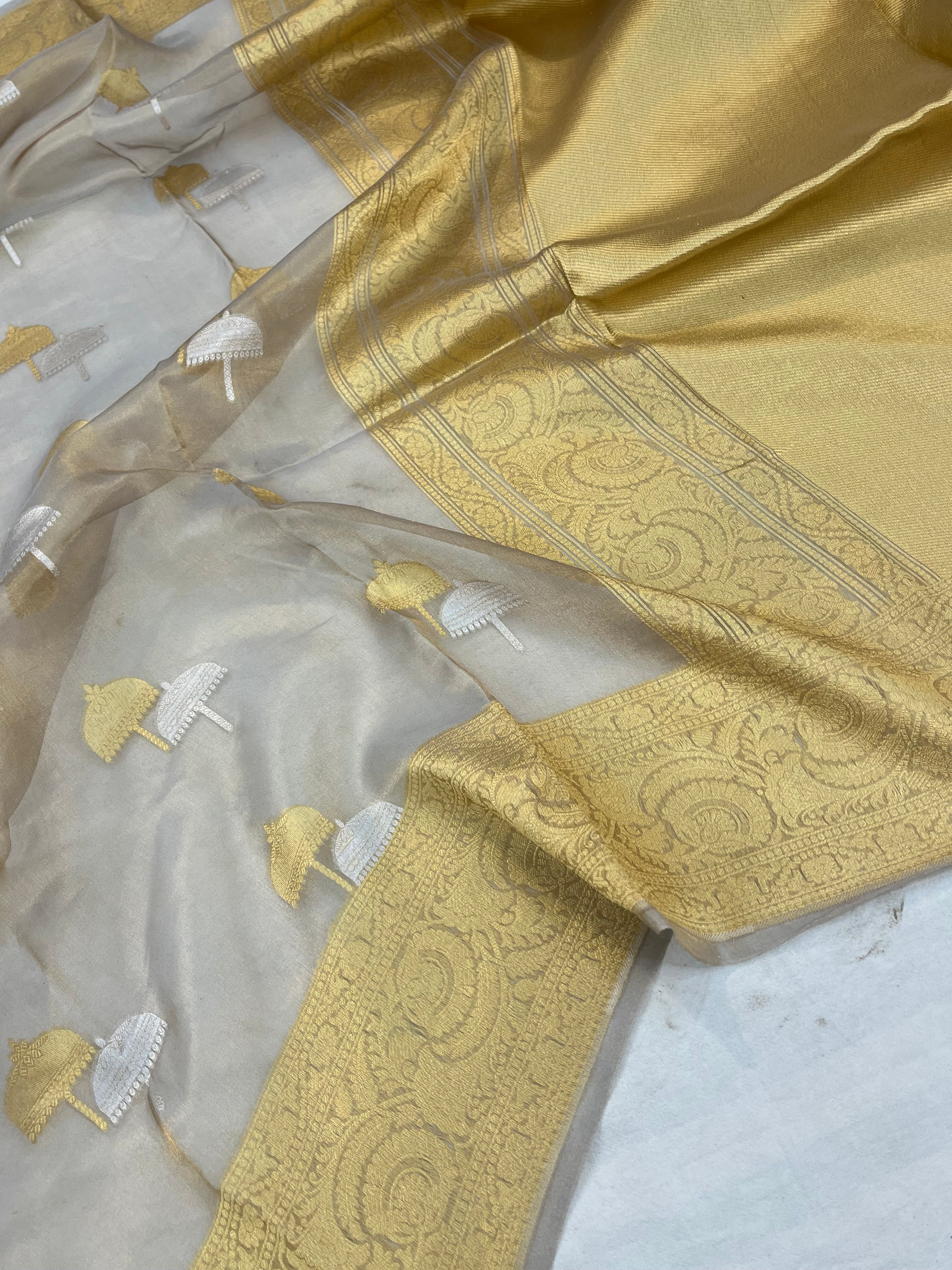 Pure Tissue Handloom Banarasi Saree