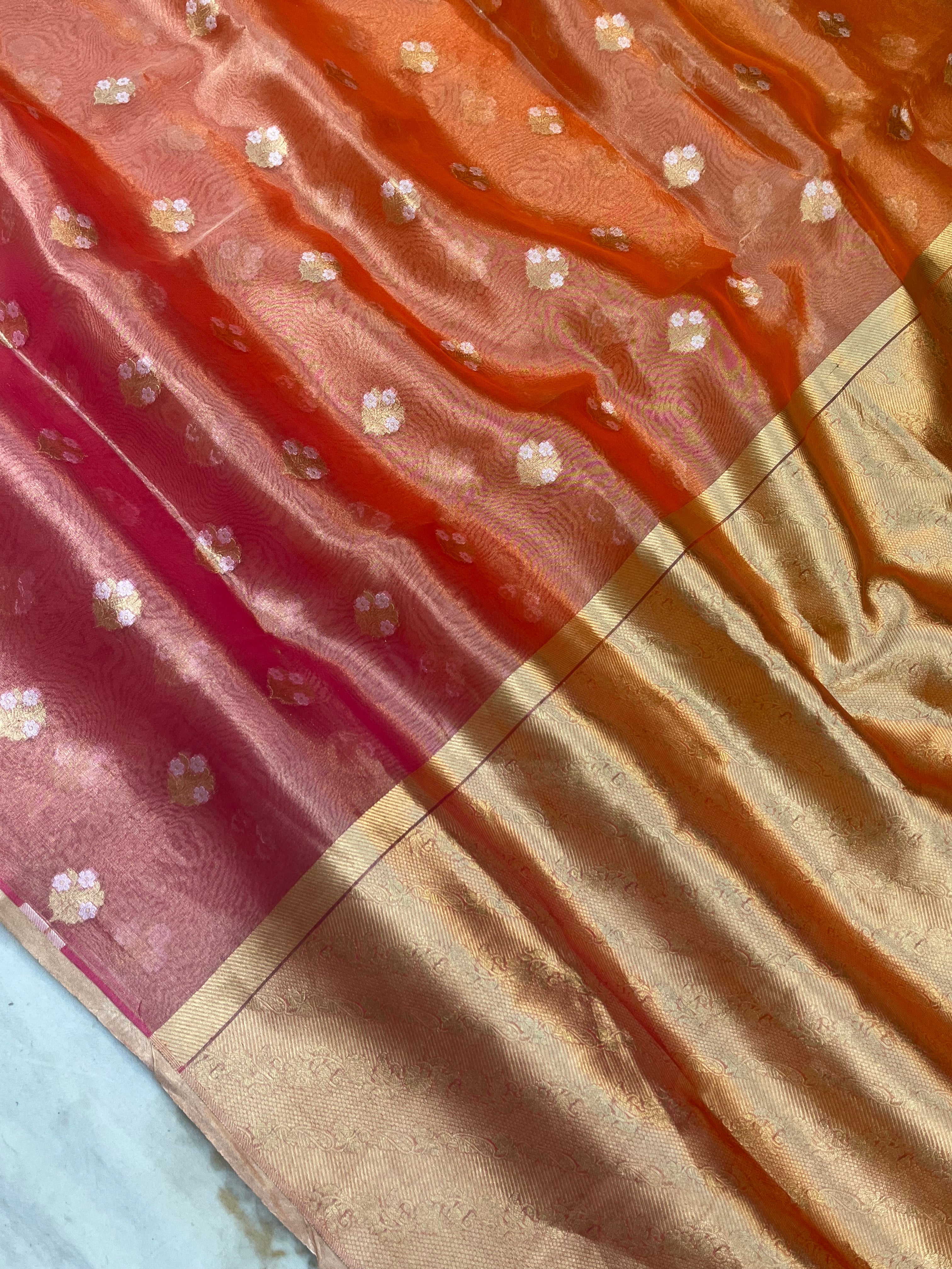 Pure Tissue Handloom Banarasi Saree
