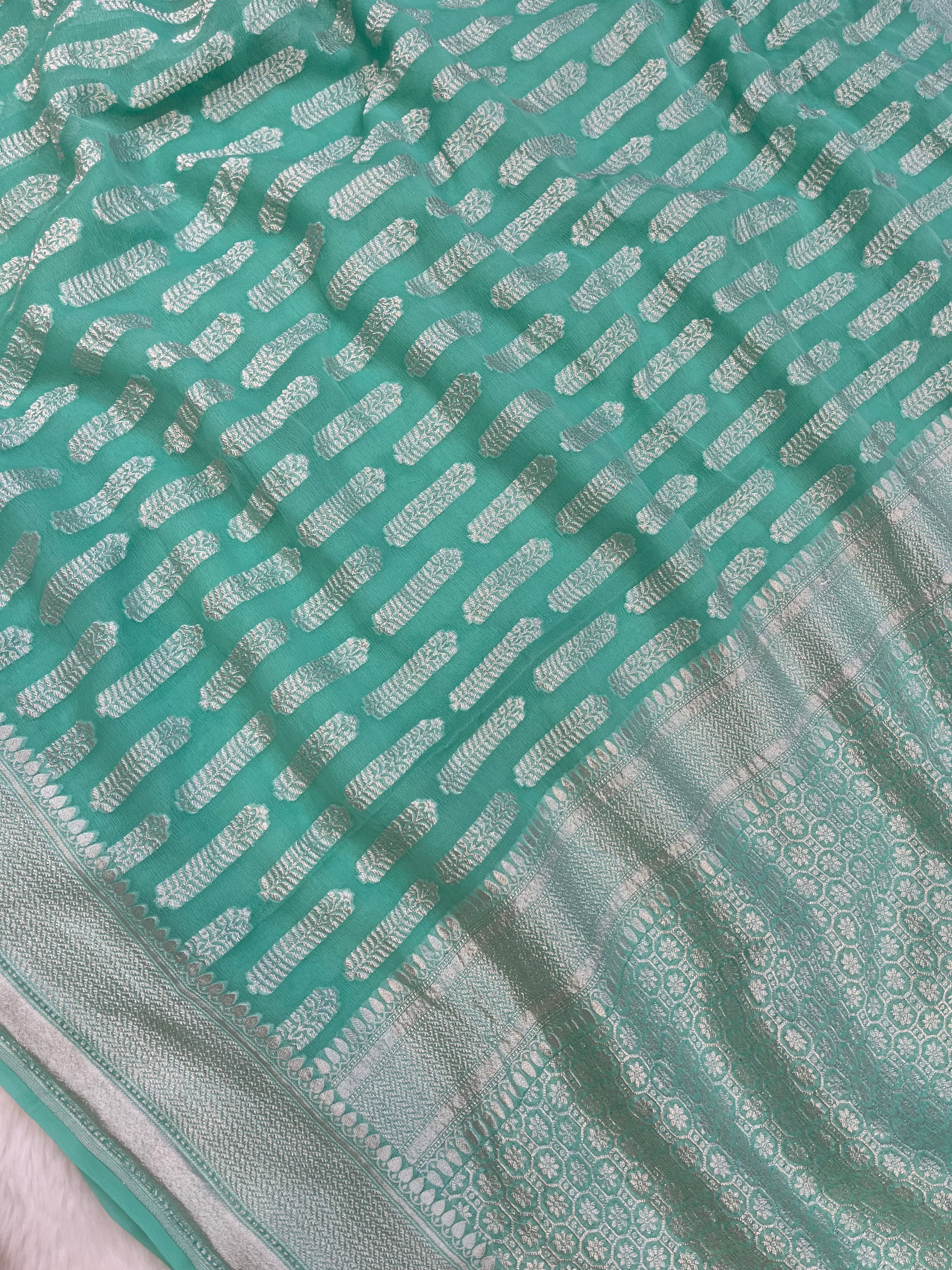 Pure Chiffon Banarasi Saree