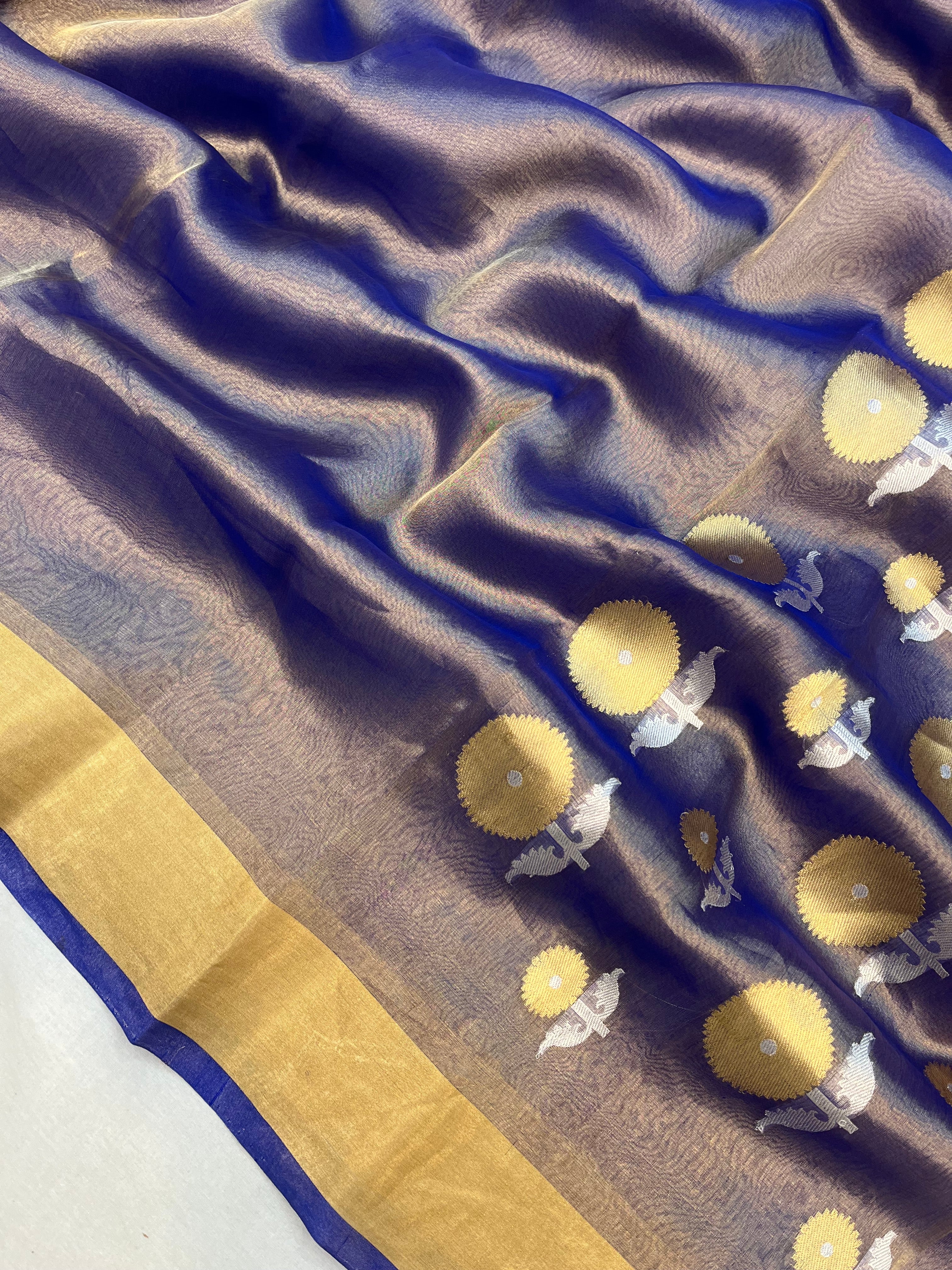 Pure Tissue Silk Handloom Banarasi Saree