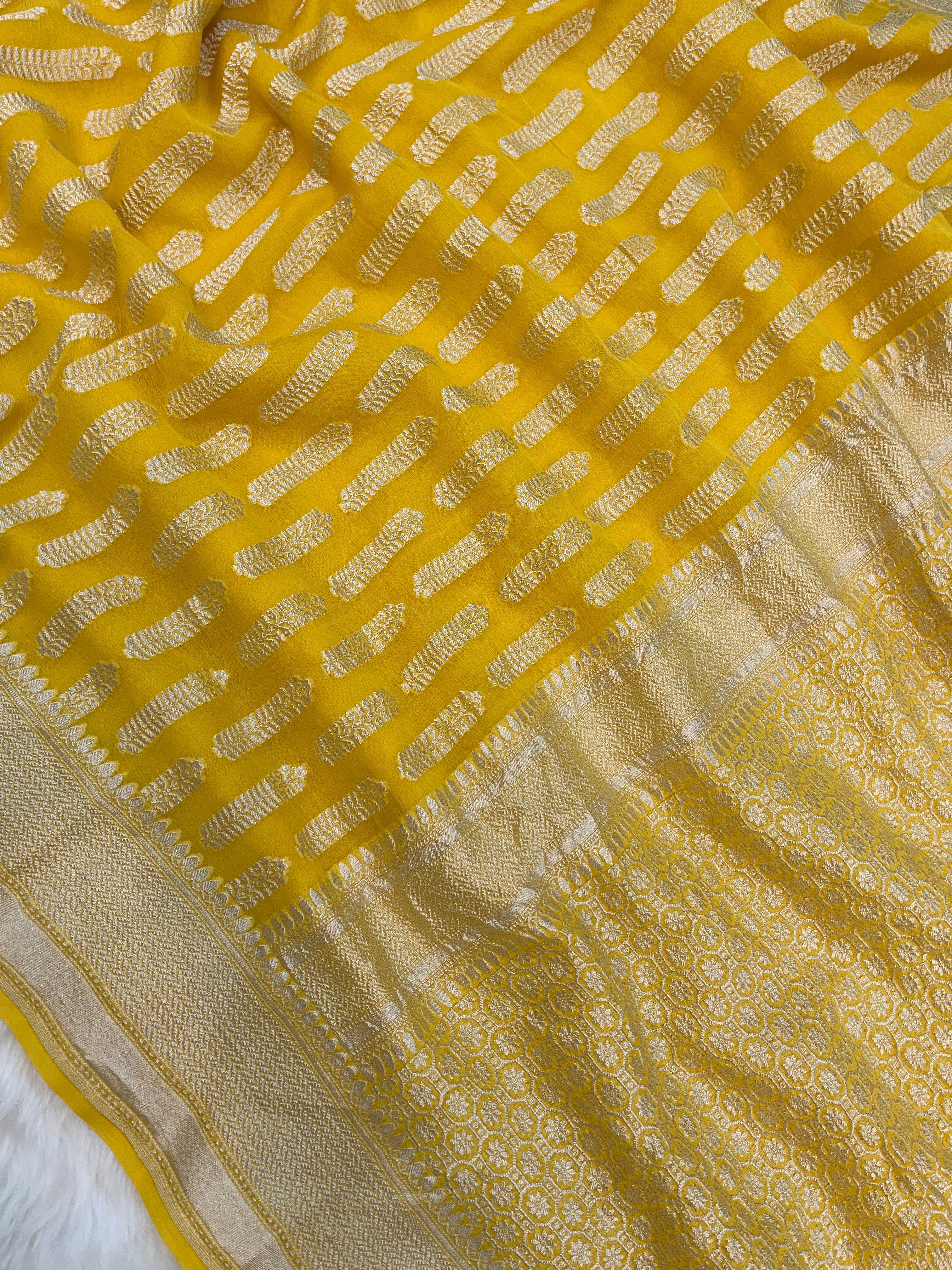 Pure Chiffon Banarasi Saree