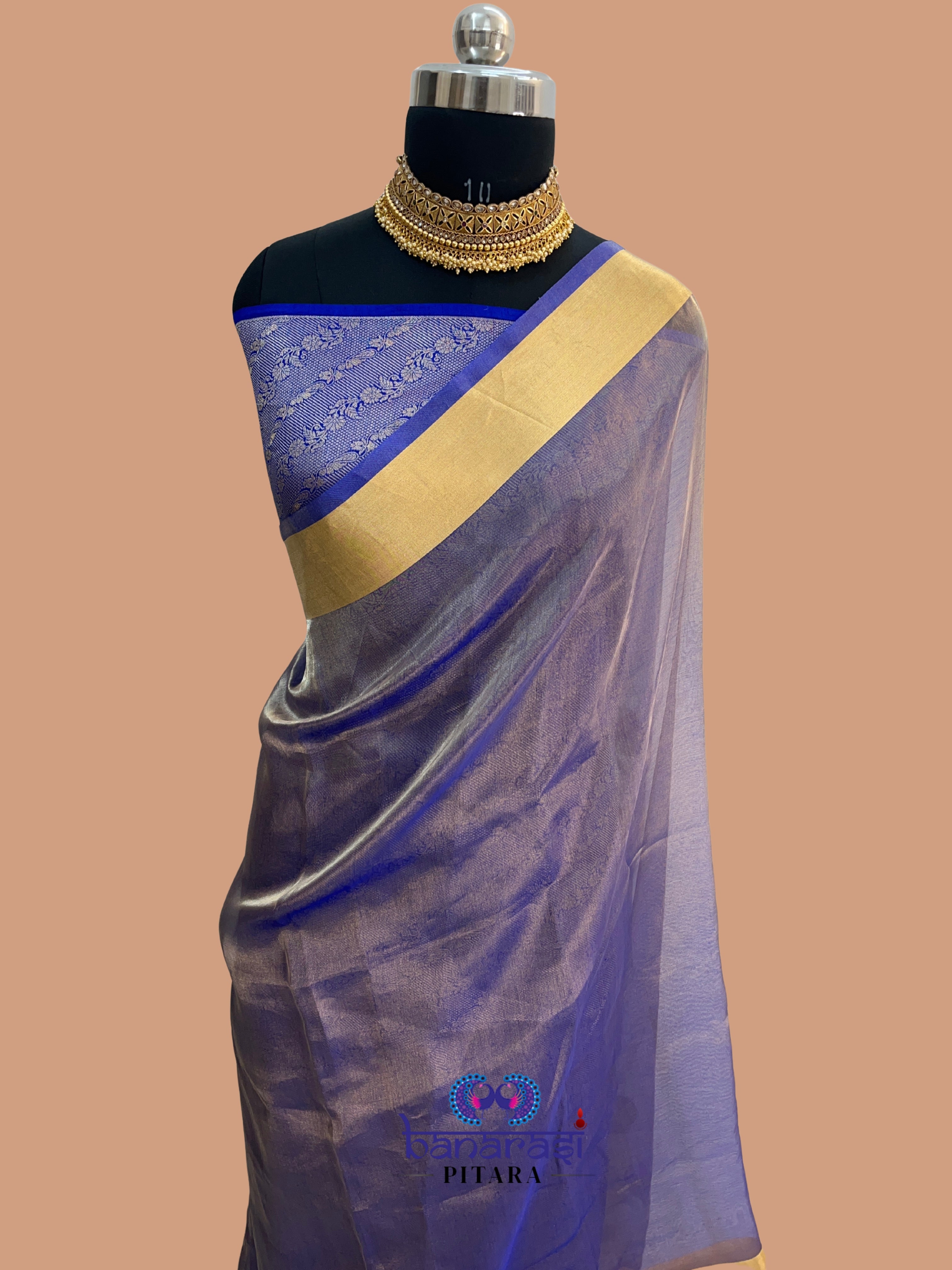 Pure Tissue Silk Handloom Banarasi Saree