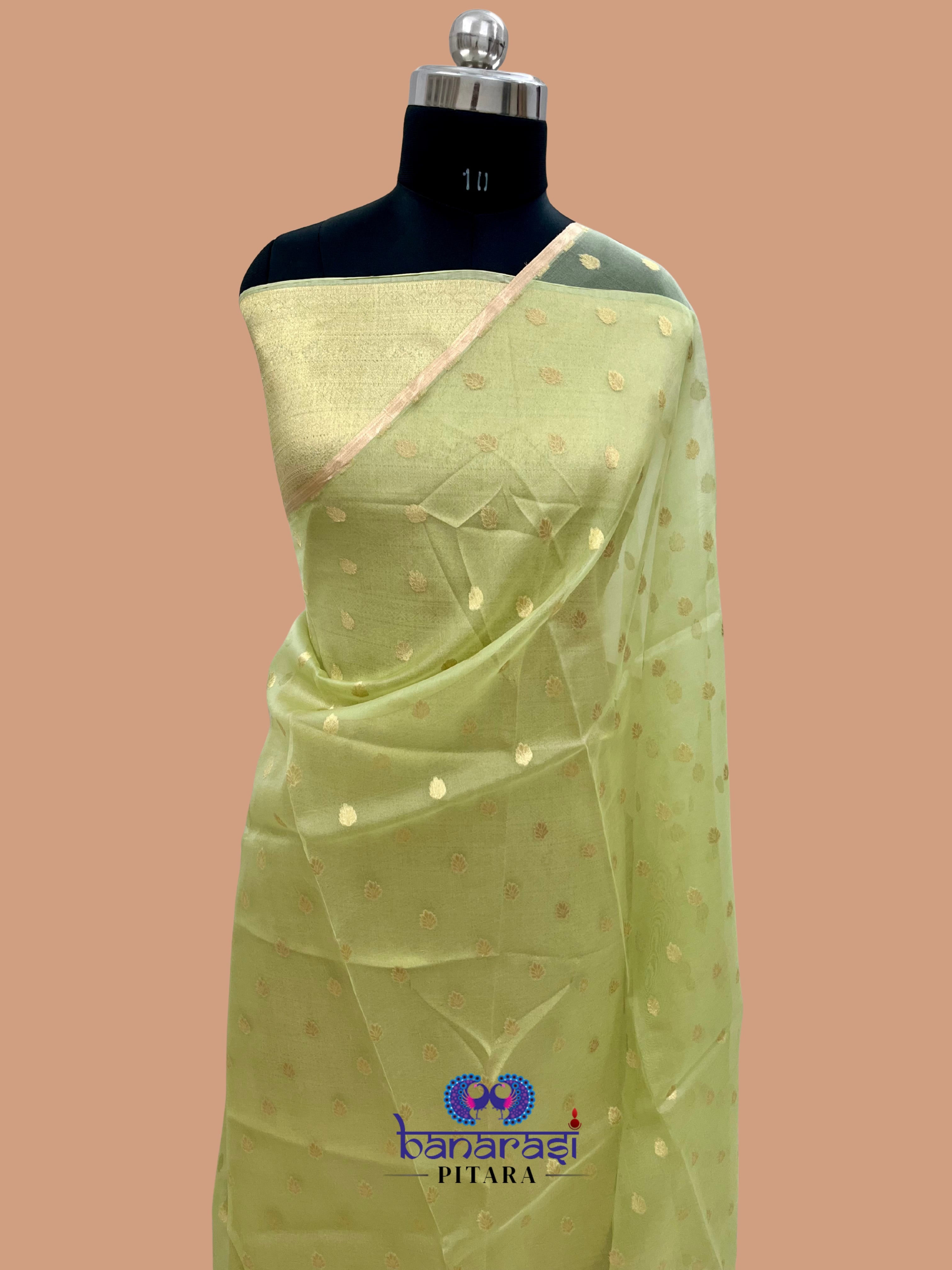 Pure Kora Banarasi Saree