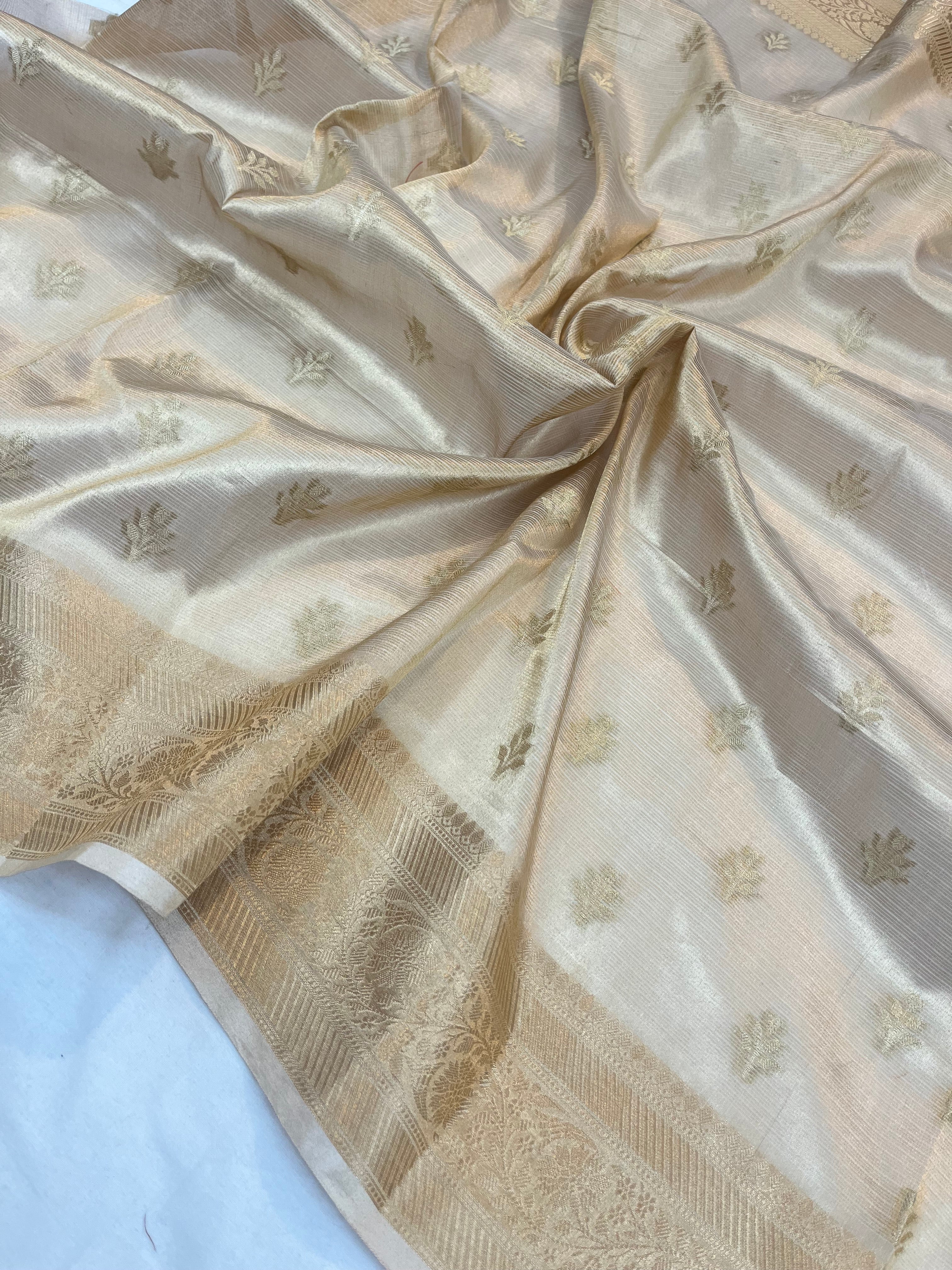 Pure Tissue Tilfi Meenakari Saree