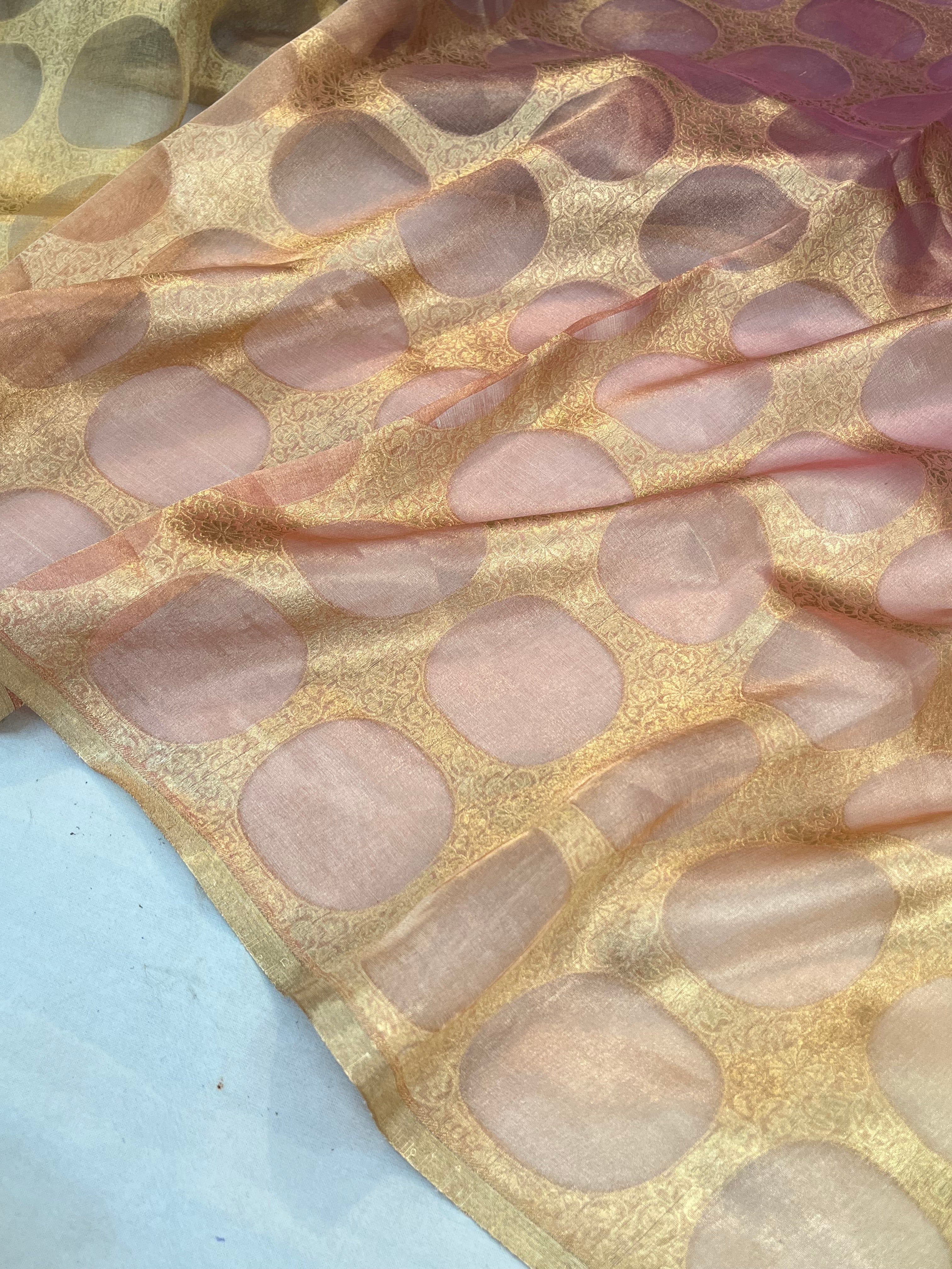 Pure Tissue Silk Handloom Banarasi Saree