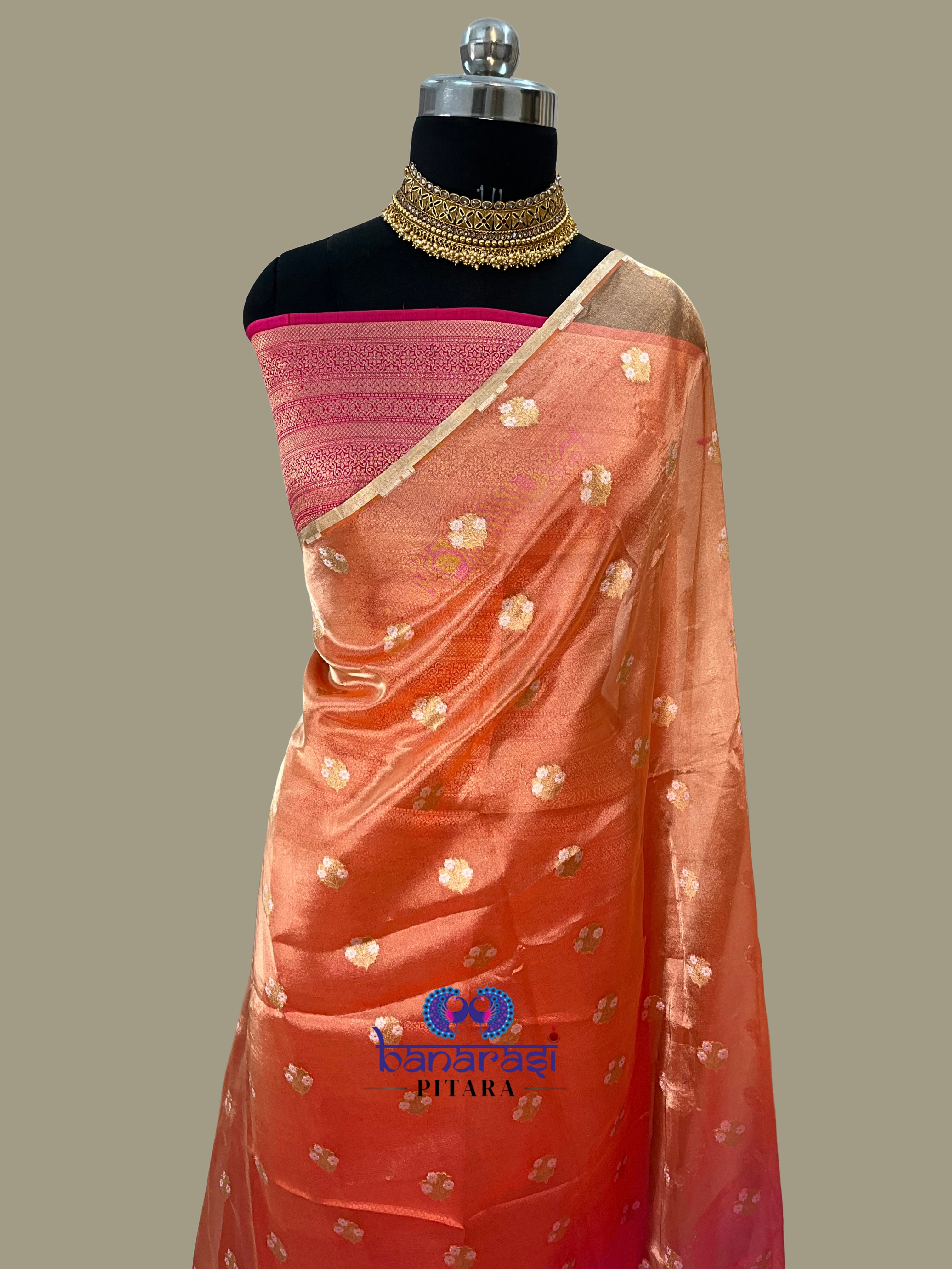 Pure Tissue Handloom Banarasi Saree