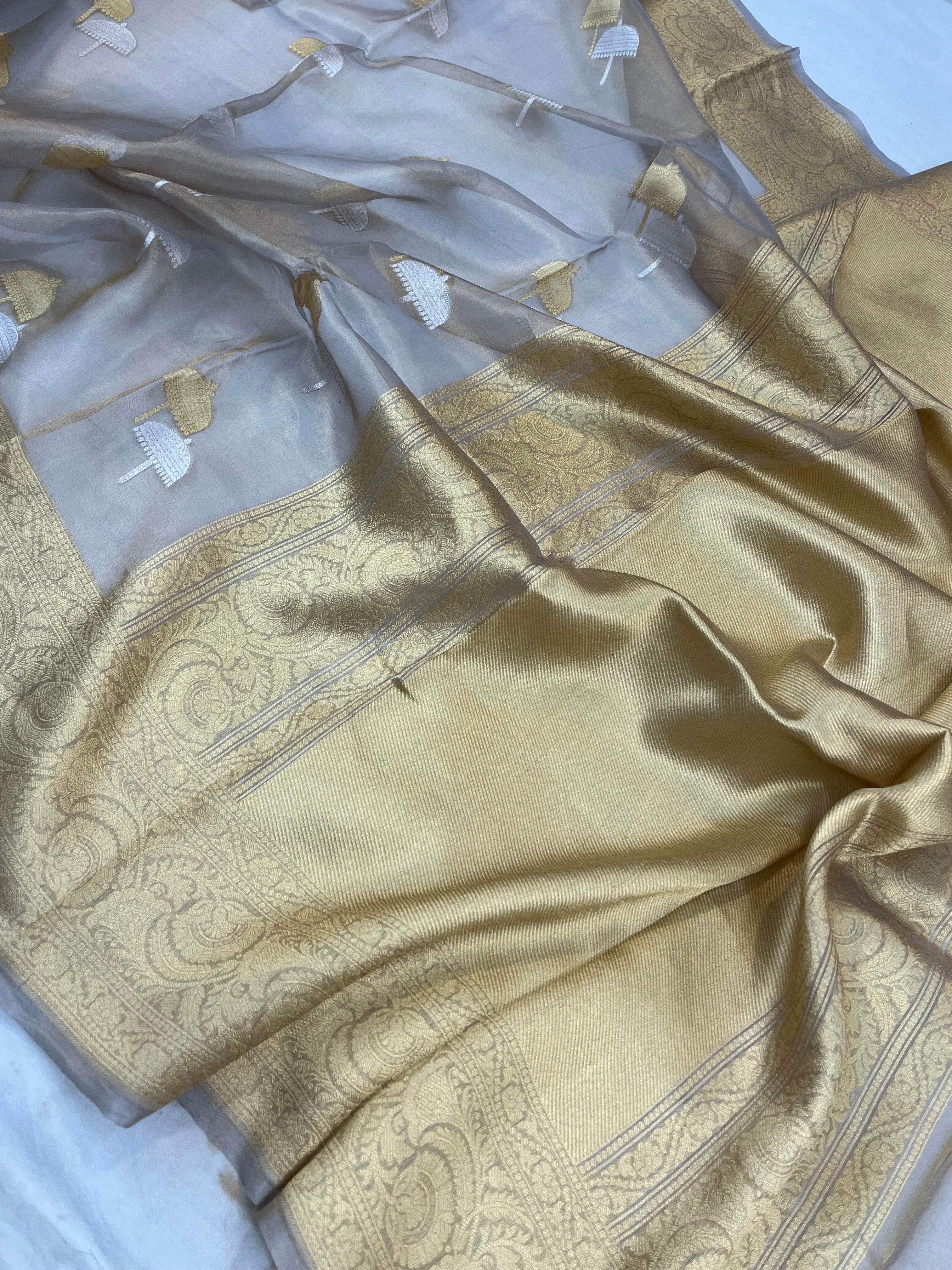Pure Tissue Handloom Banarasi Saree