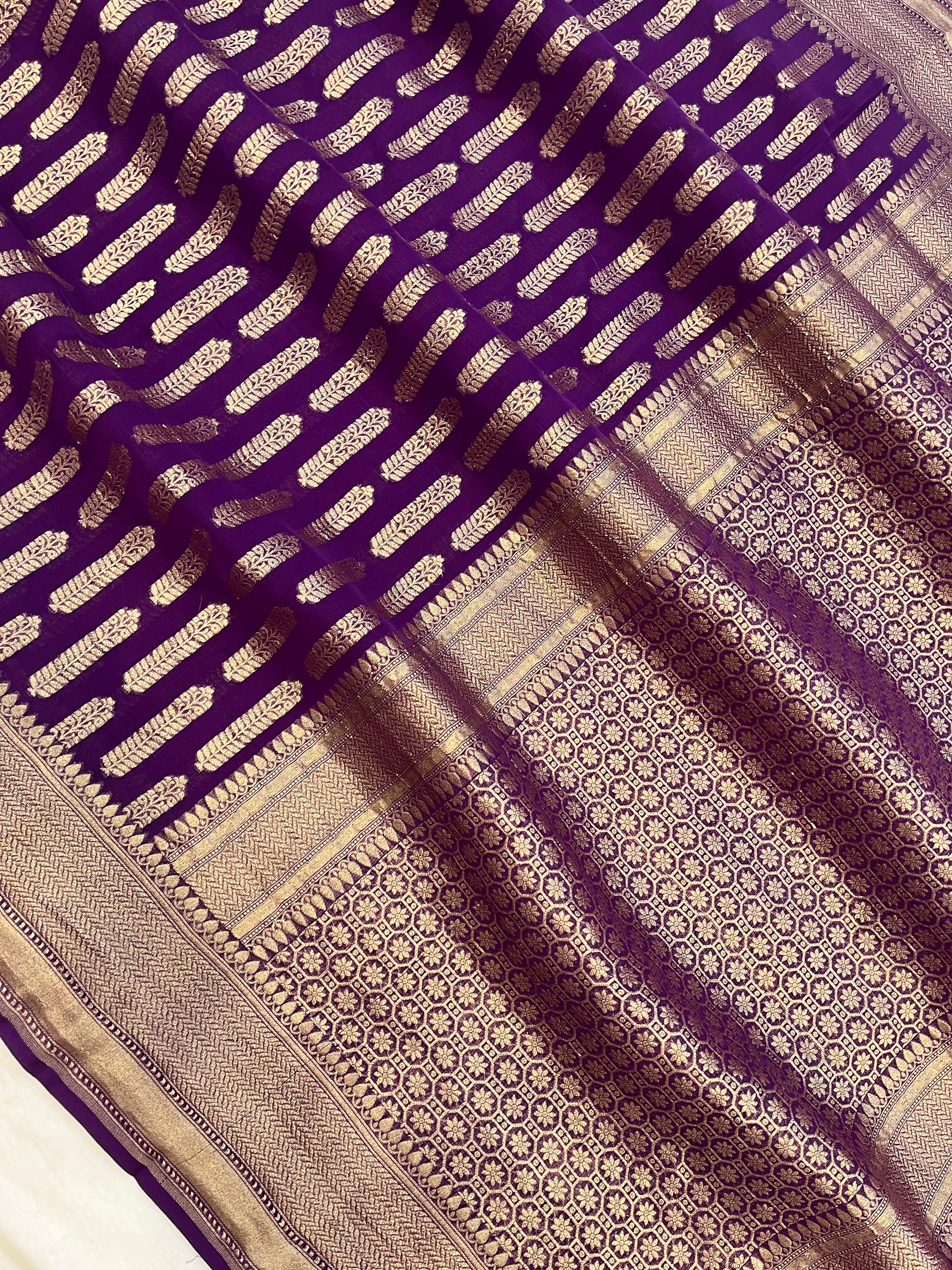 Pure Chiffon Banarasi Saree