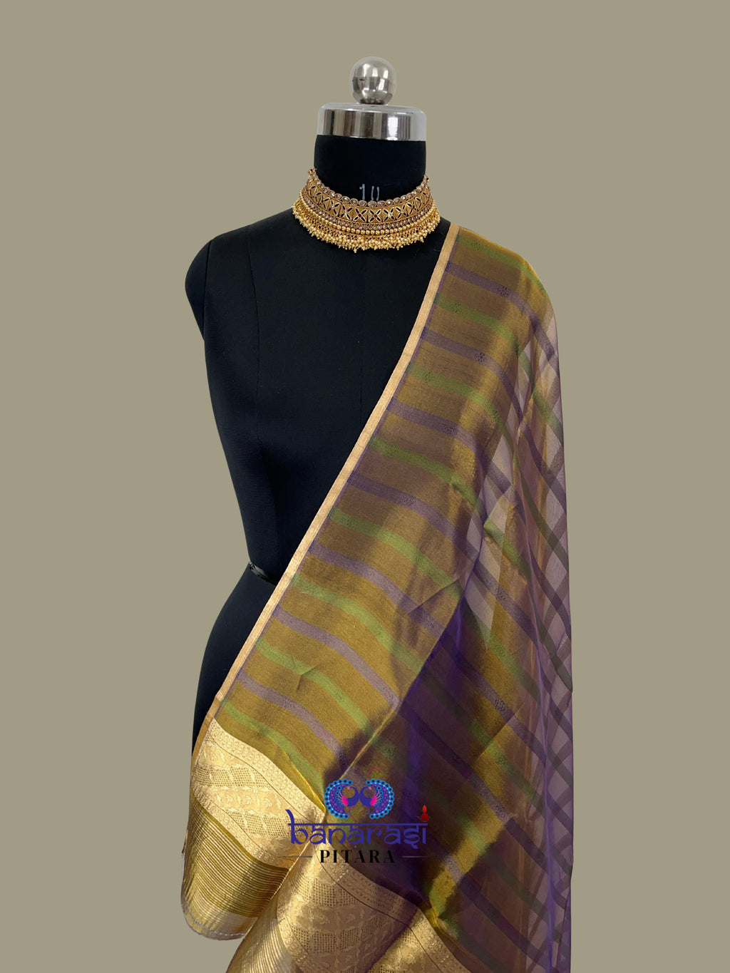 Pure Tissue Handloom Banarasi Dupatta