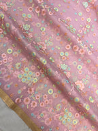 Pure Organza Chikankari Handloom Banarasi Saree