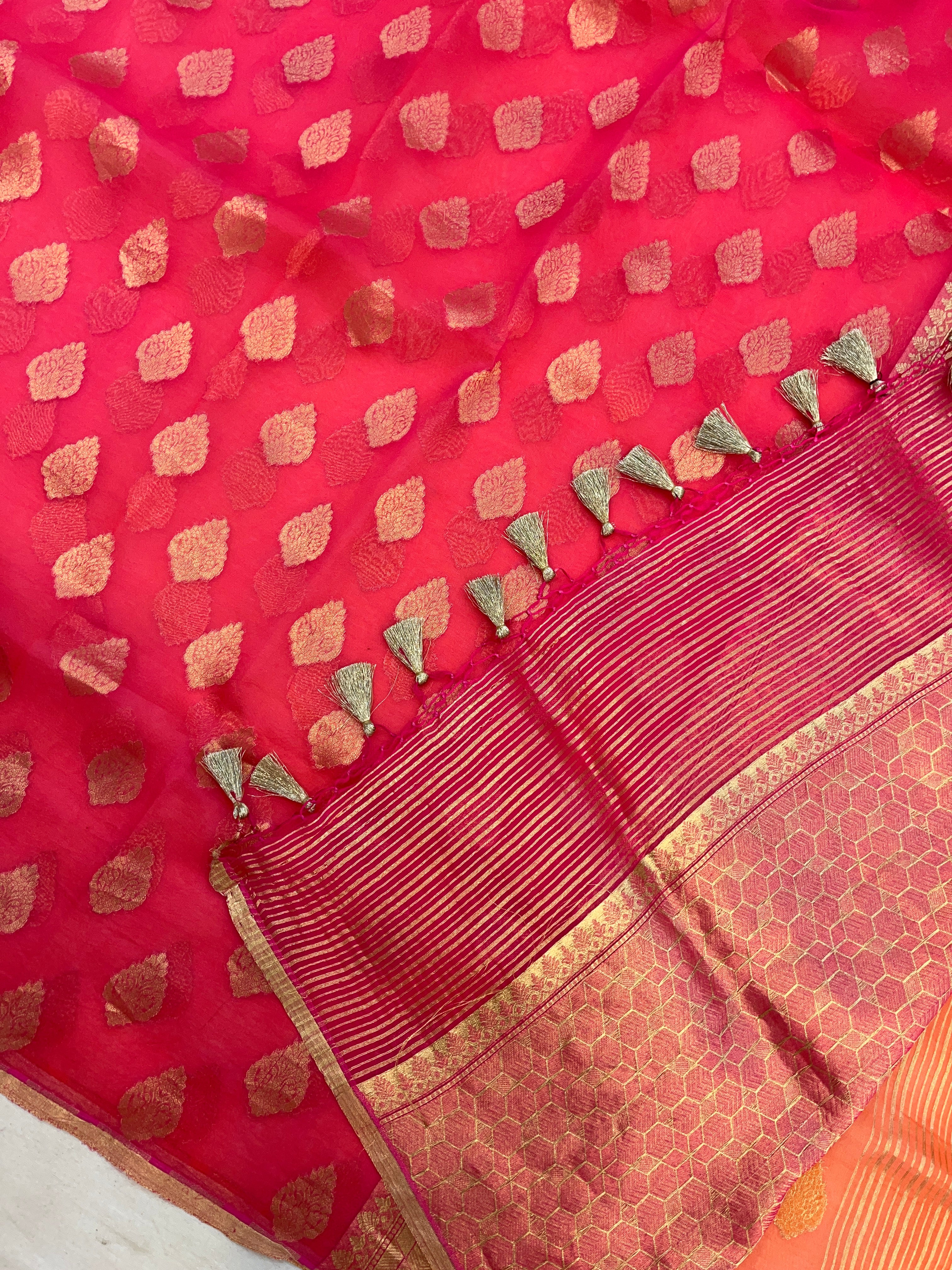 Pure Organza Banarasi Saree