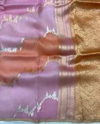 Pure Kora Handloom Banarasi Saree
