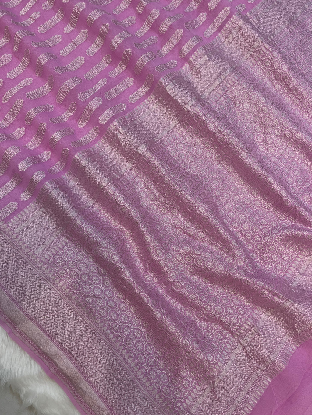 Pure Chiffon Banarasi Saree