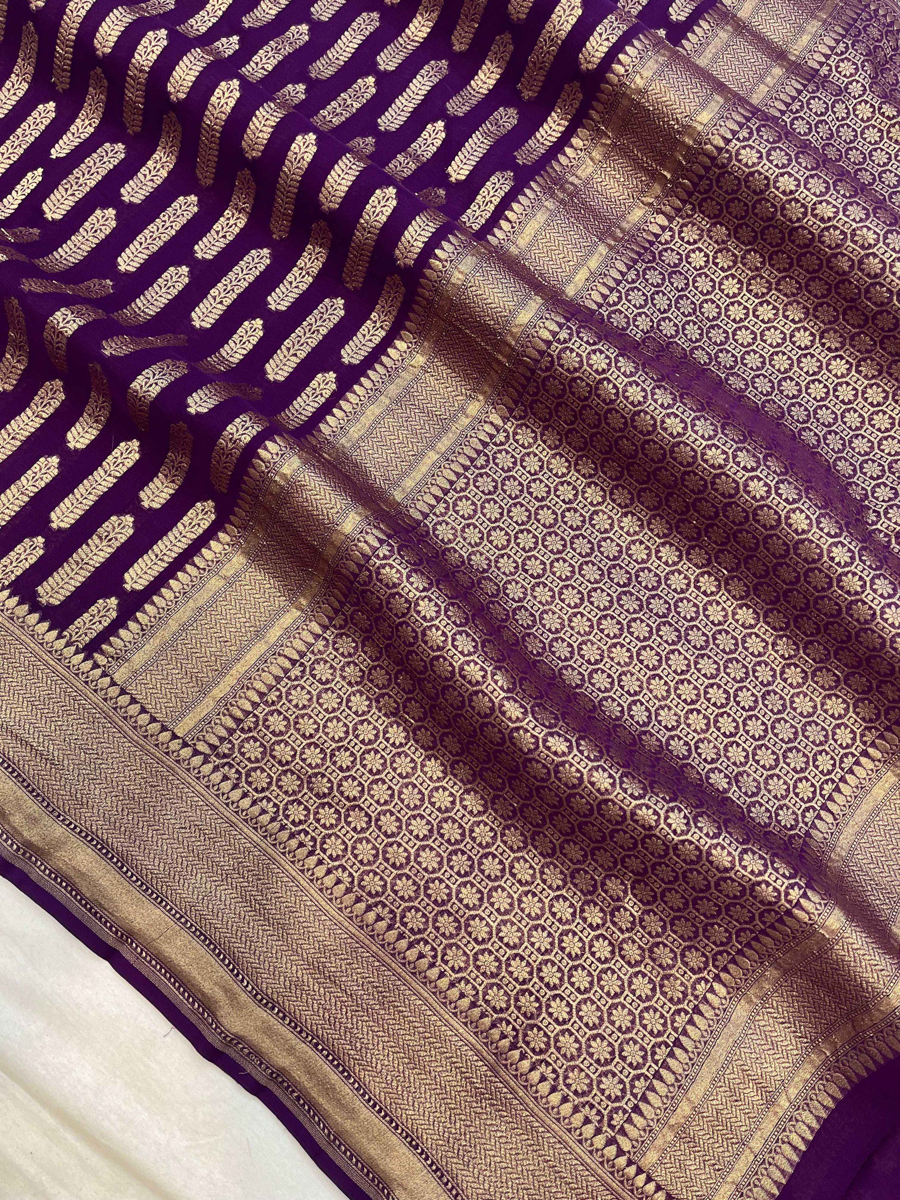 Pure Chiffon Banarasi Saree