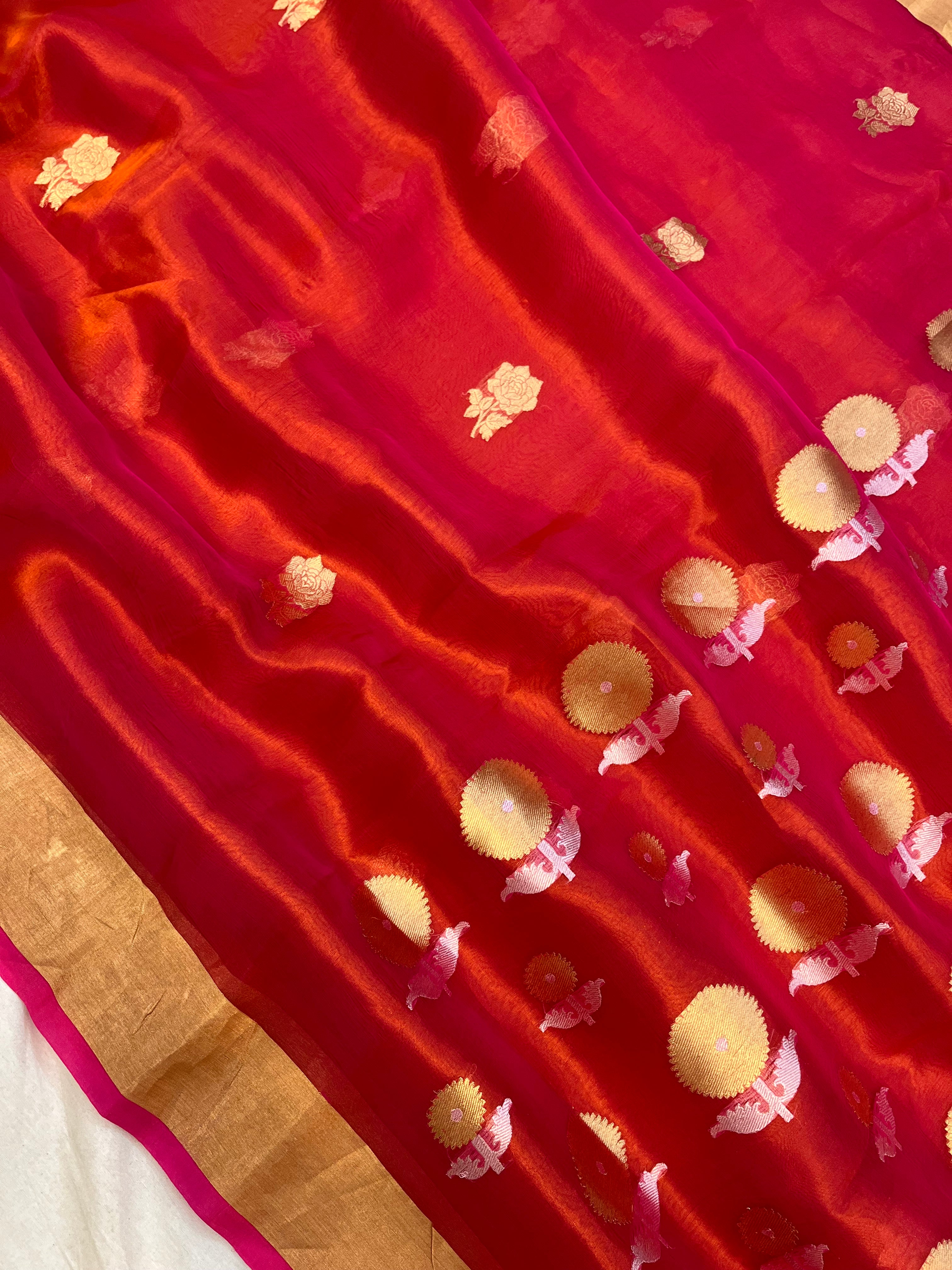 Pure Tissue Handloom Banarasi Saree