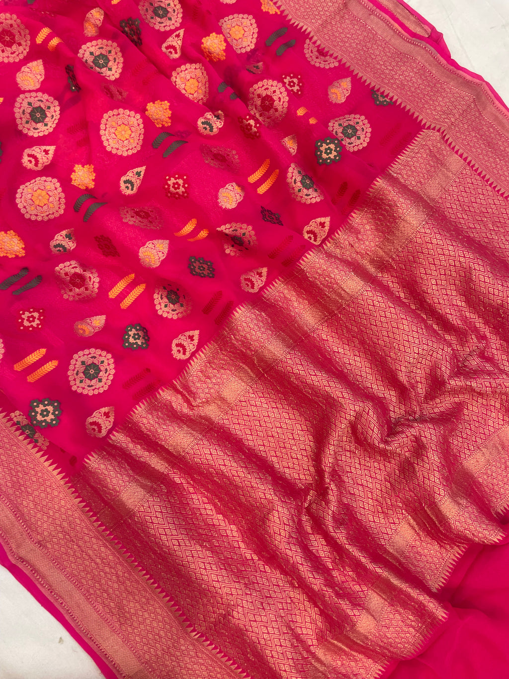 Pure Chiffon Banarasi Saree