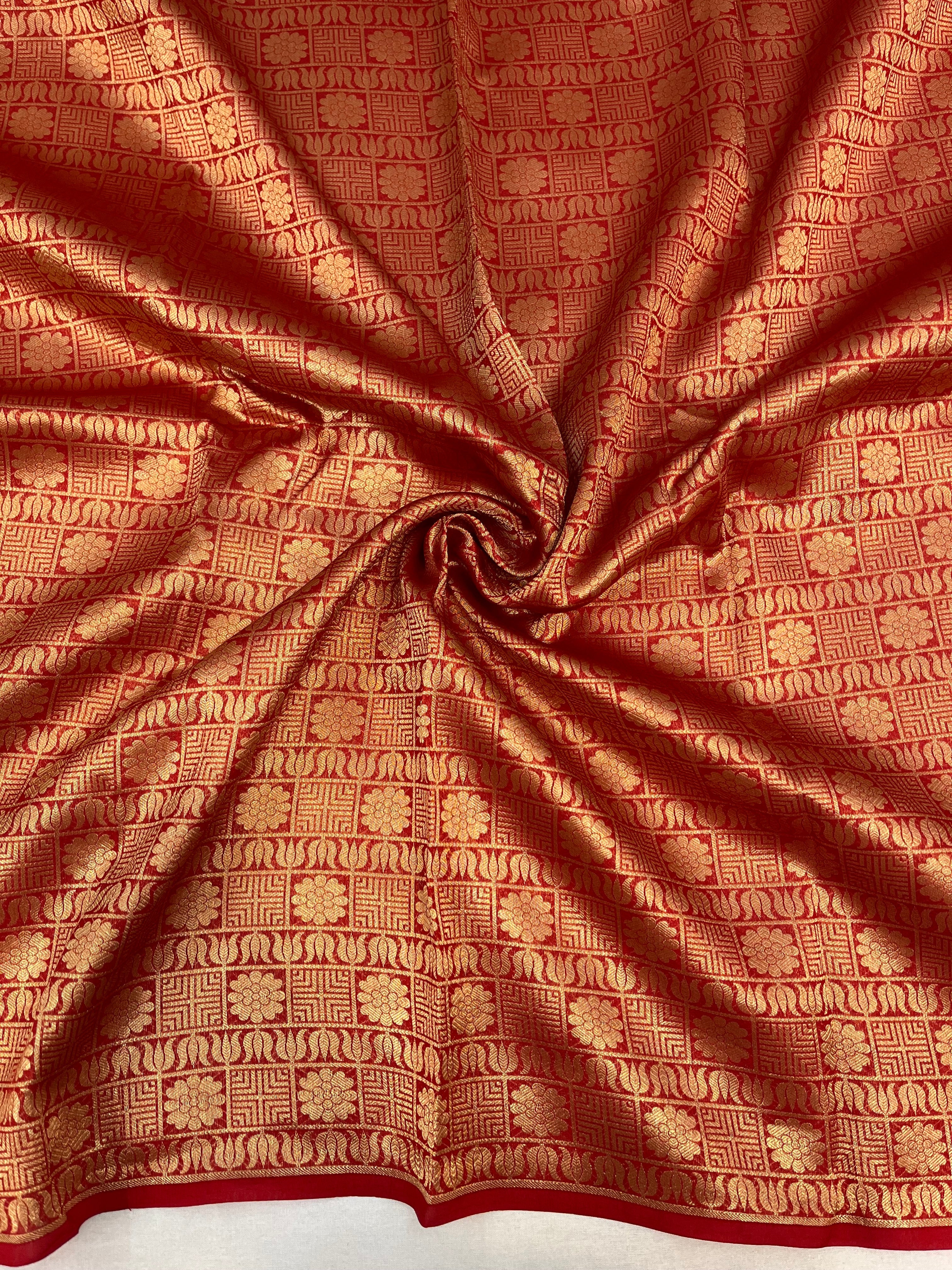 Pure Chiniya Silk Handloom Fabric