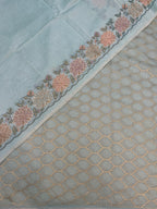 Pure Chanderi Cotton Banarasi Suit Dupatta