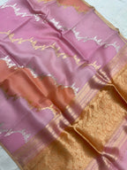 Pure Kora Handloom Banarasi Saree
