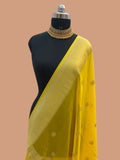 Yellow Color Pure Chiffon Dupatta
