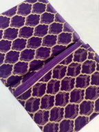 Pure Kora Embroidery with Digital Print Banarasi Saree