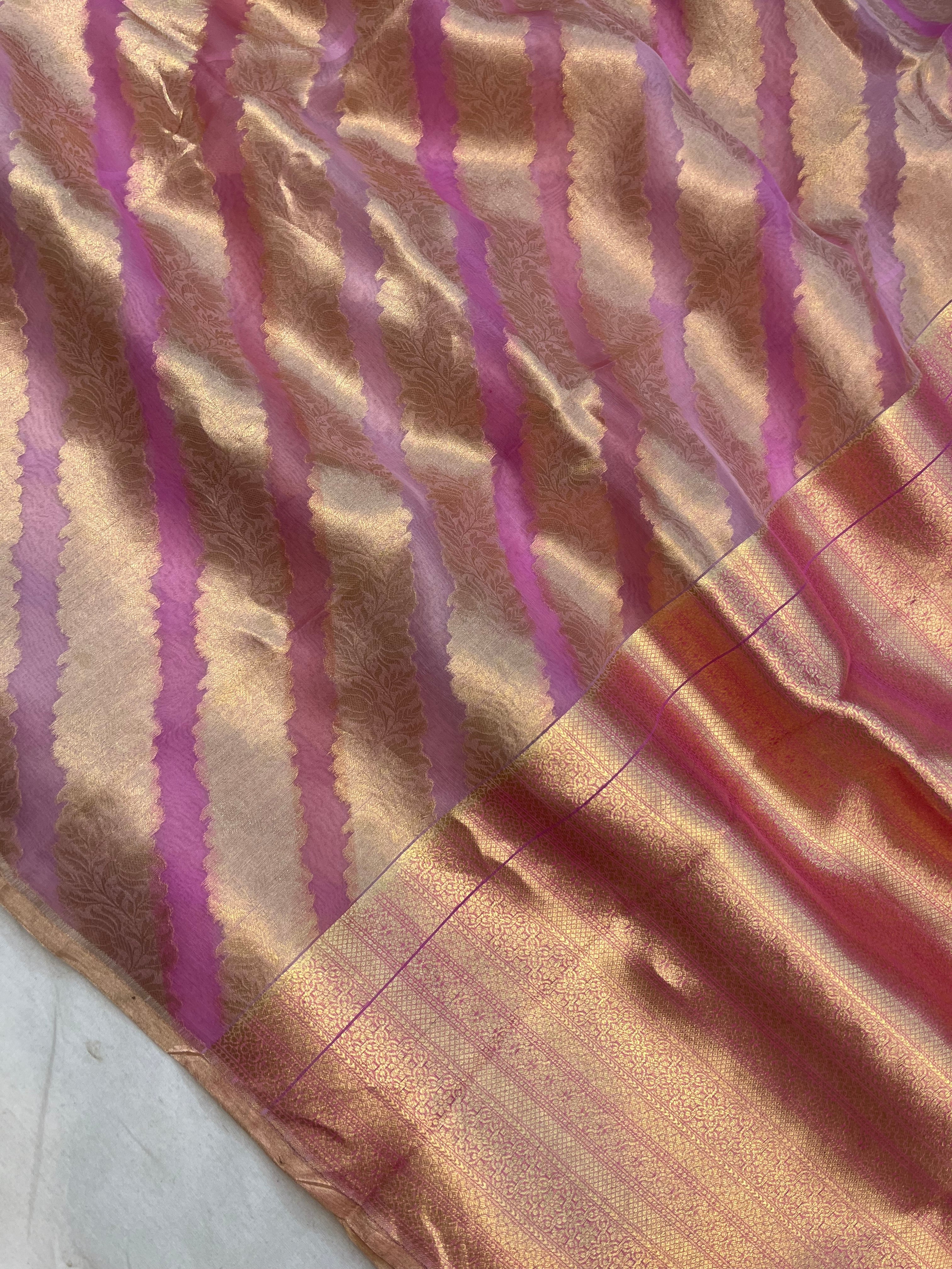 Pure Organza Silk Banarasi Saree