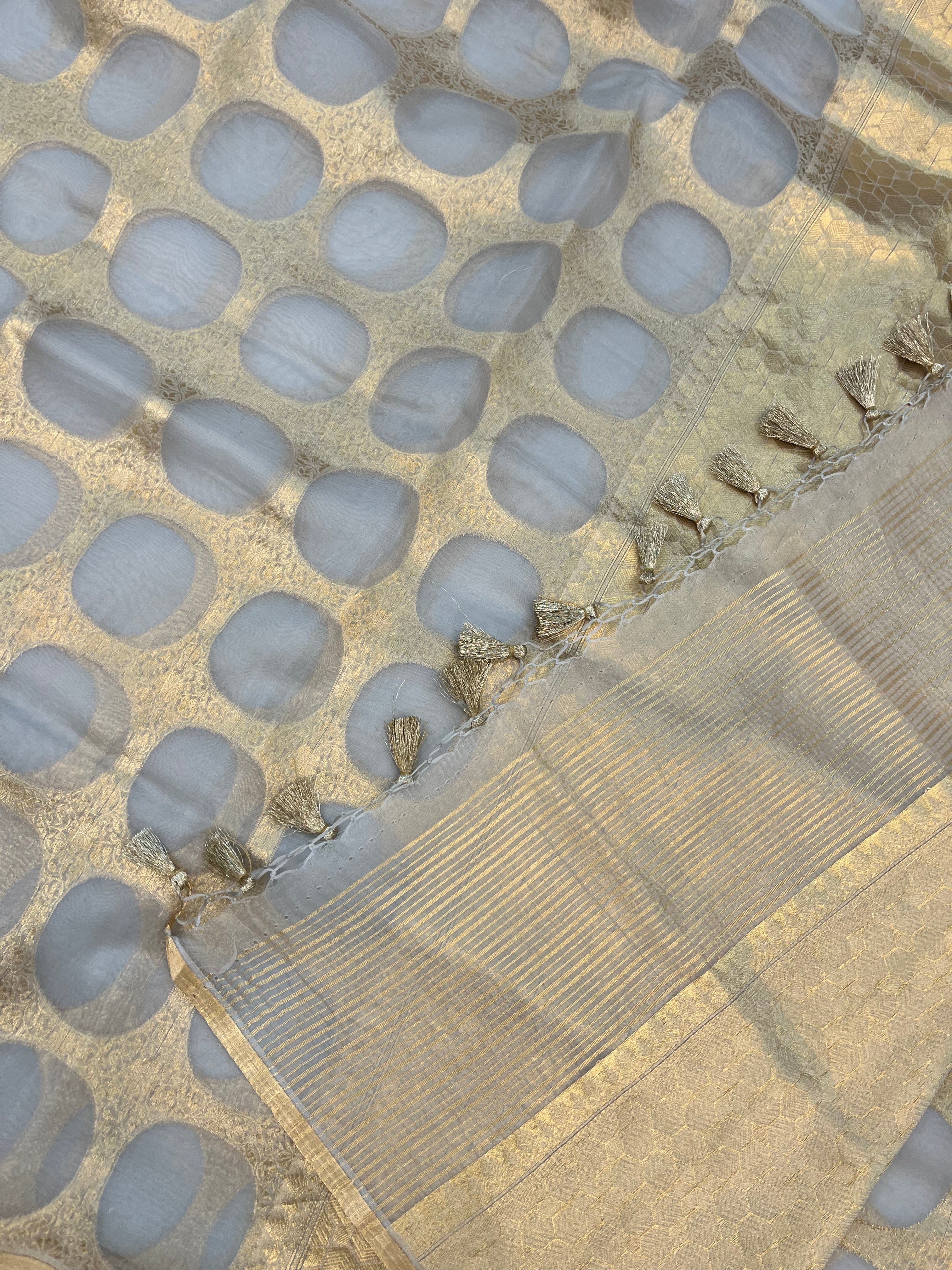 Pure Tissue Silk Handloom Banarasi Saree