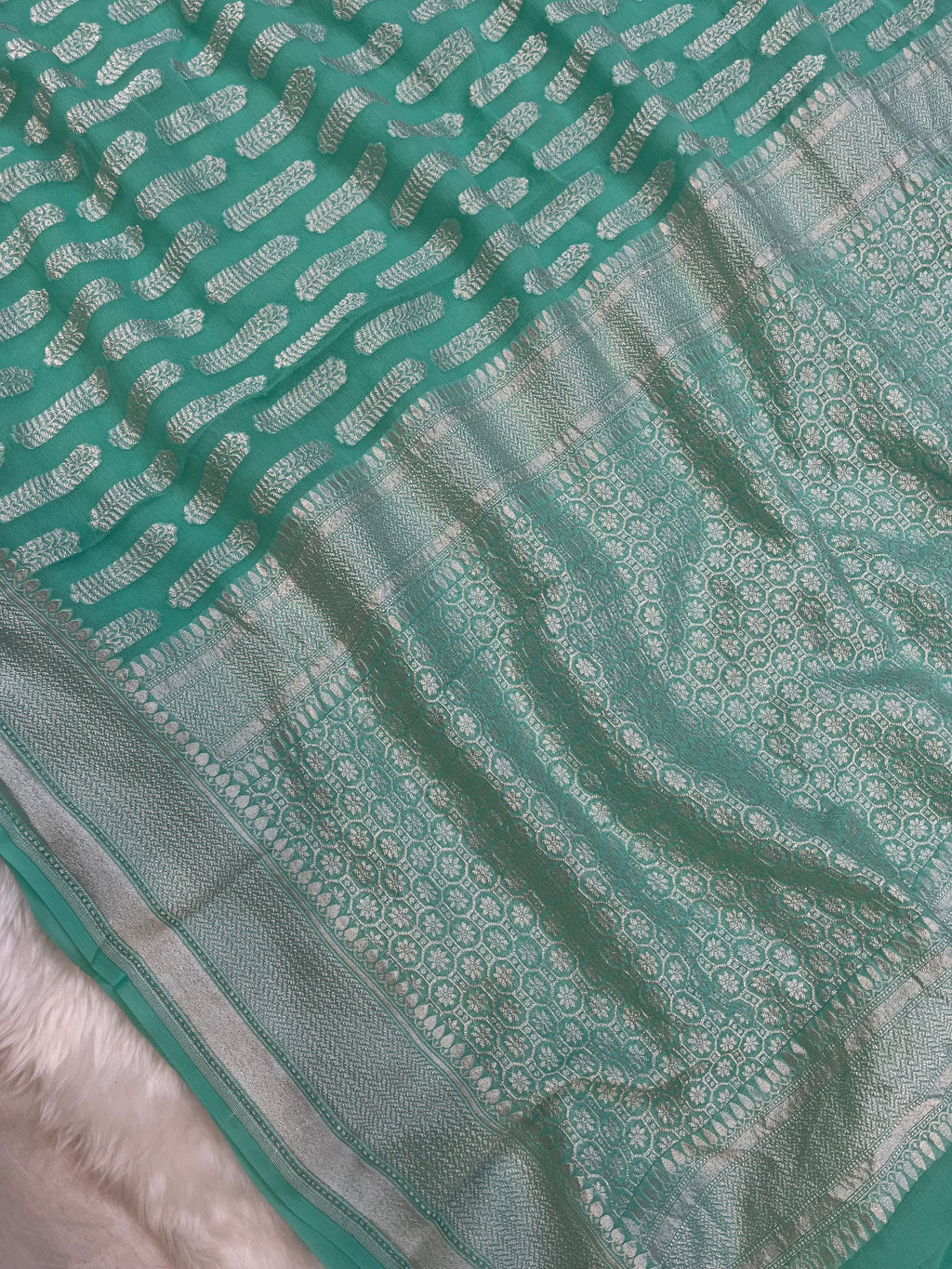 Pure Chiffon Banarasi Saree
