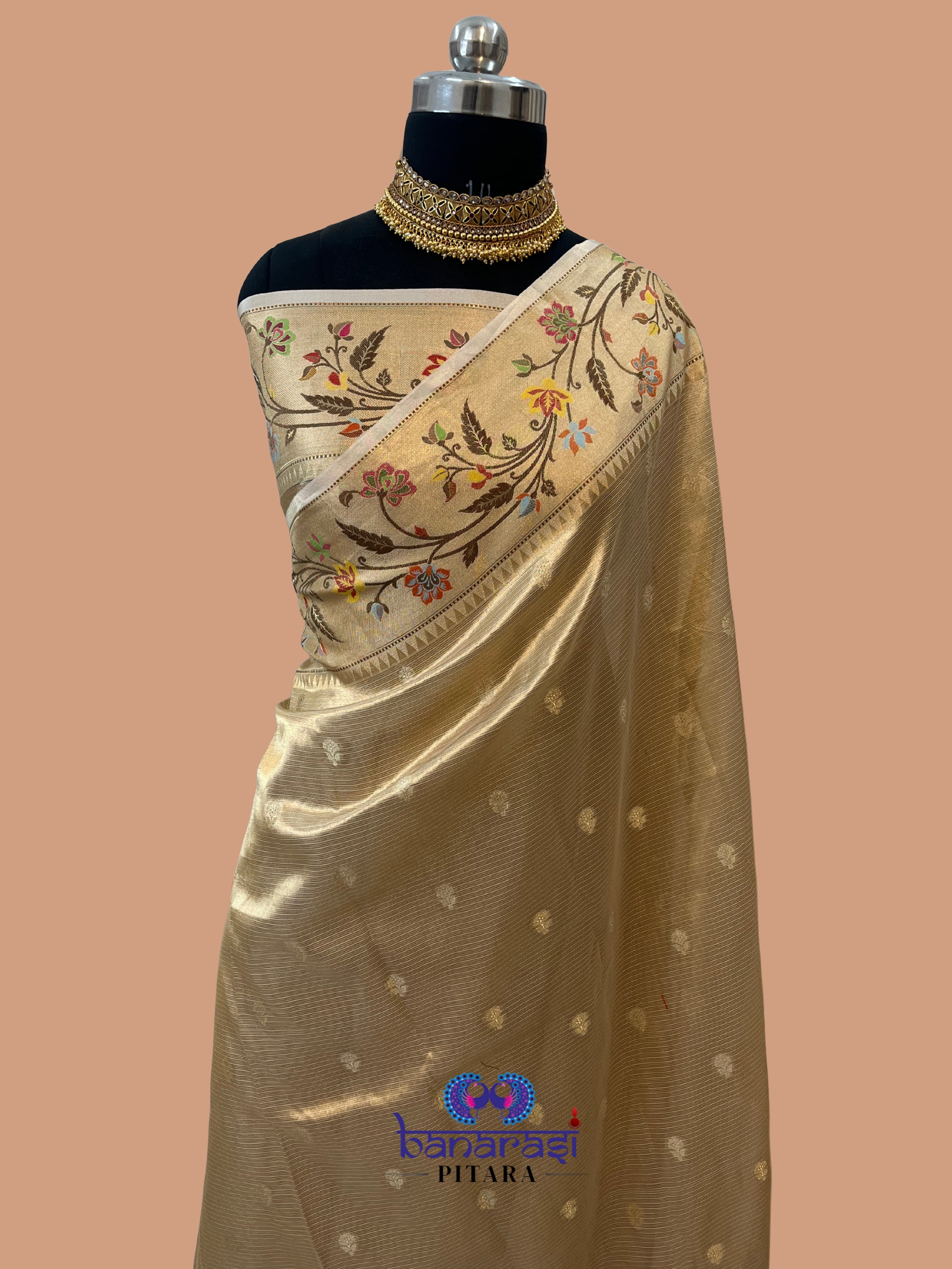 Pure Tissue Paithani Banarasi Saree