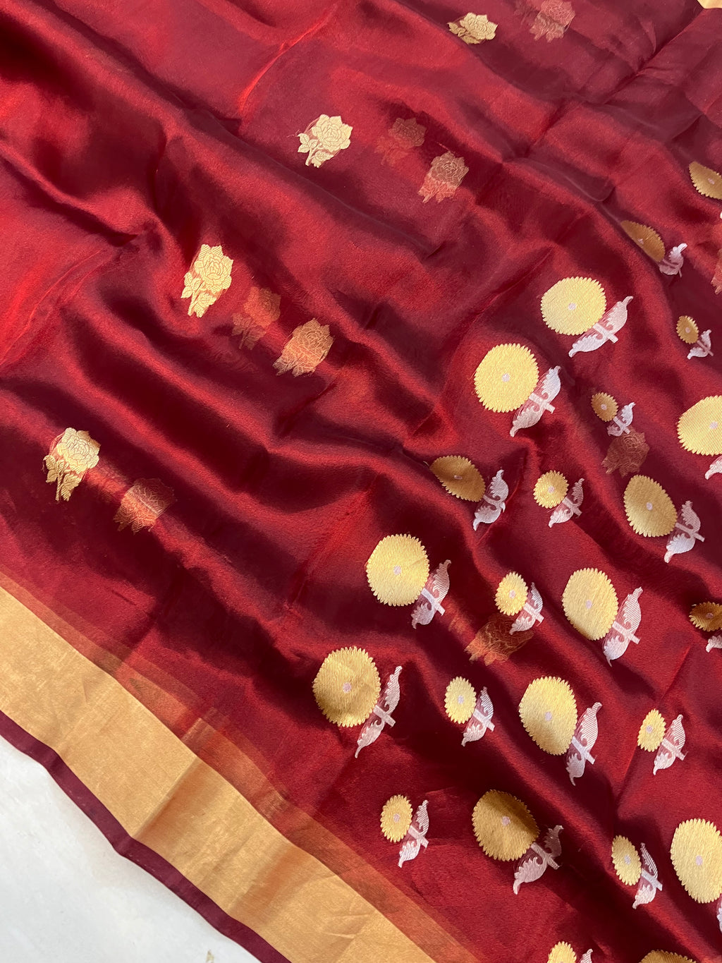 Pure Tissue Silk Handloom Banarasi Saree