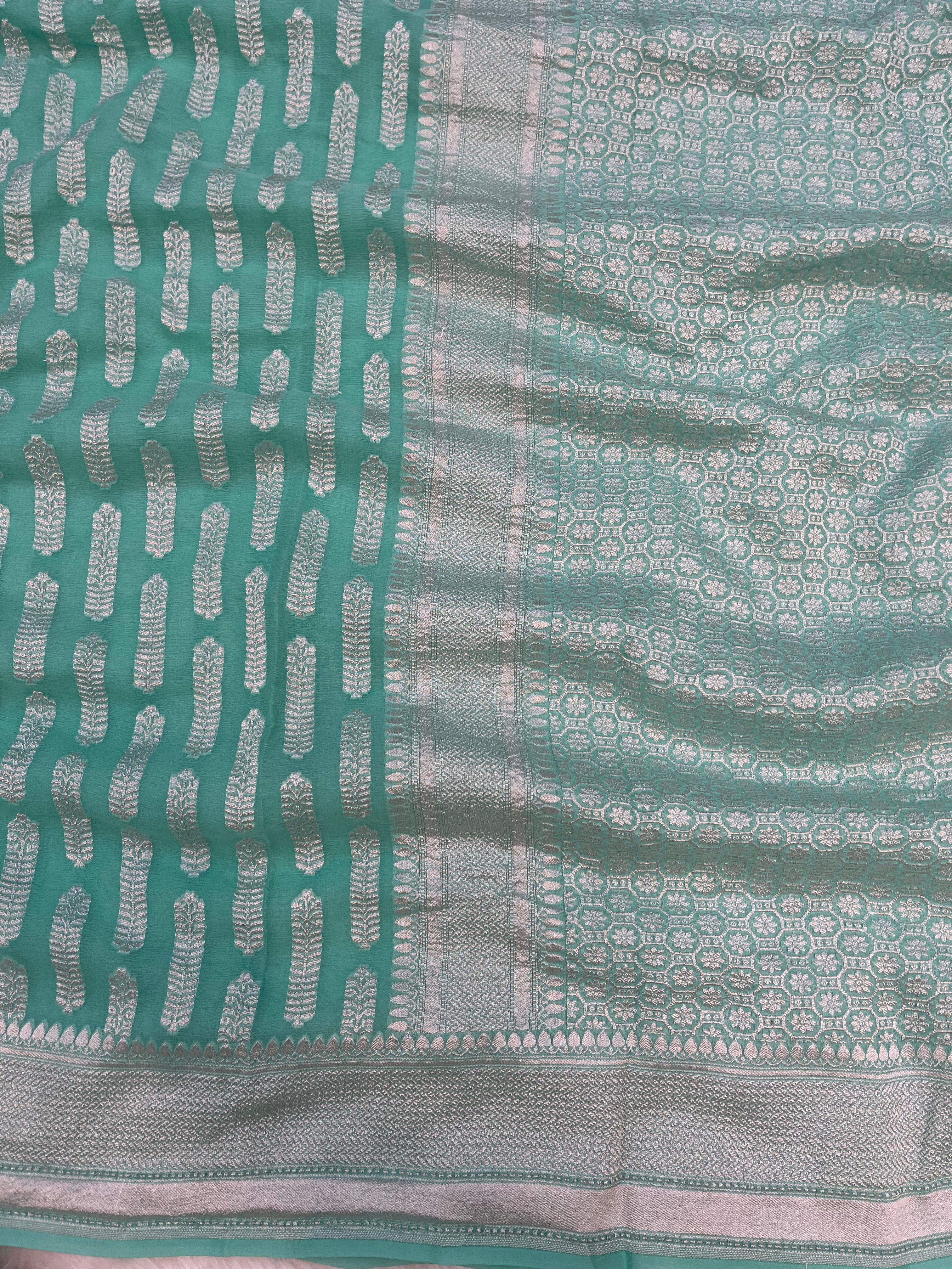 Pure Chiffon Banarasi Saree