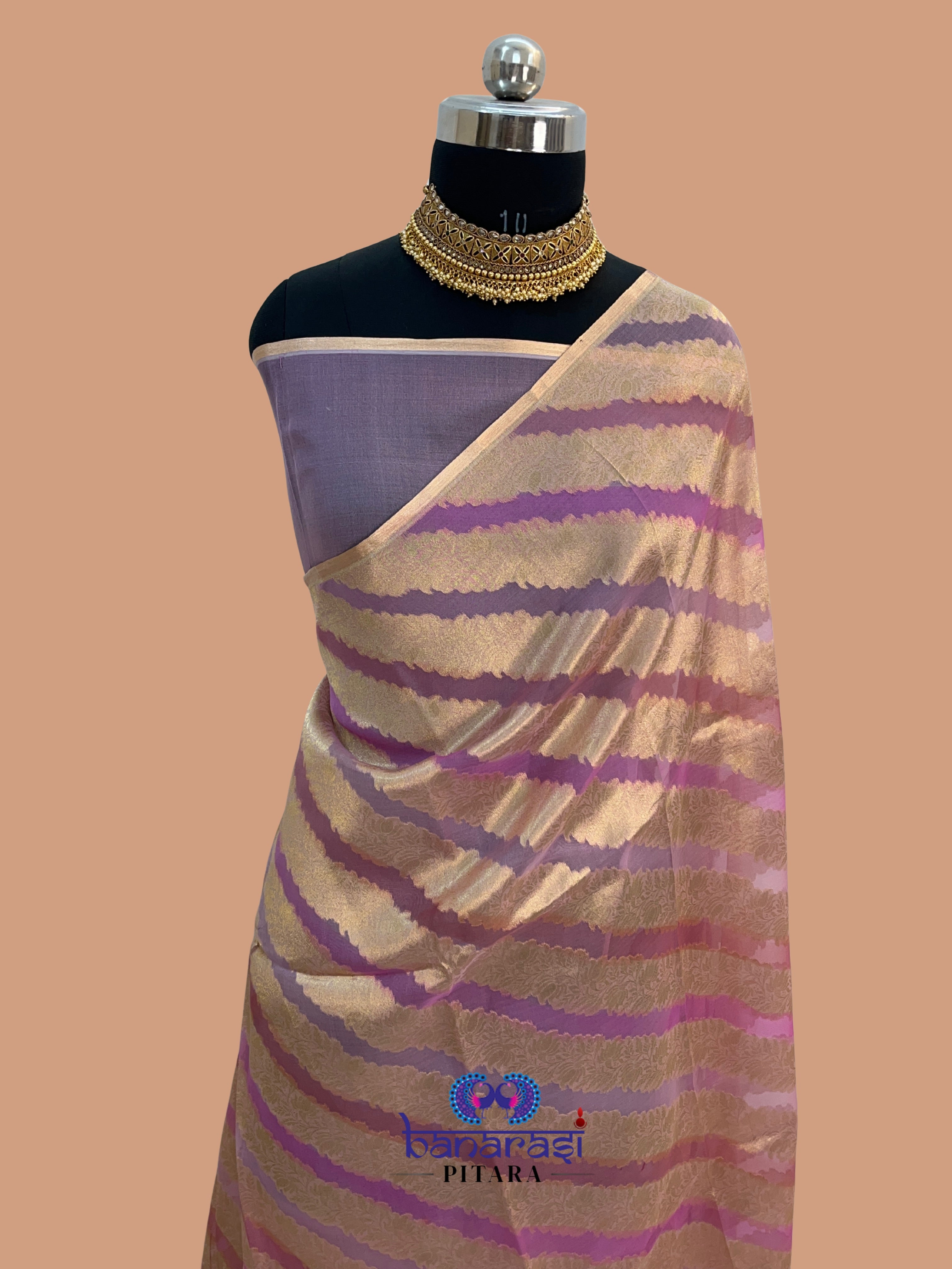 Pure Organza Silk Banarasi Saree