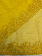 Pure Organza Embroidery Suit Dupatta