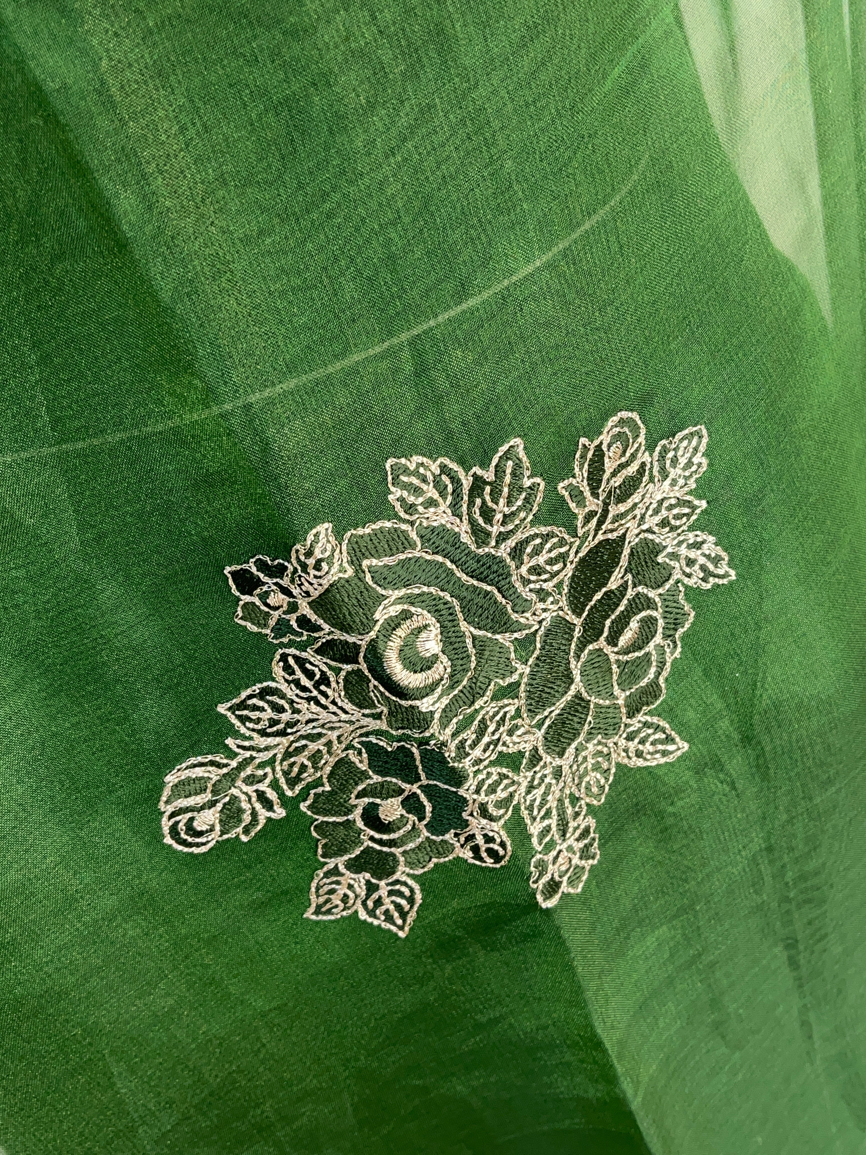 Pure Tissue Silk with Lace Work Banarasi Saree