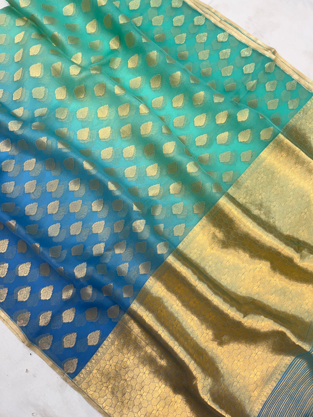 Pure Organza Silk Banarasi Saree