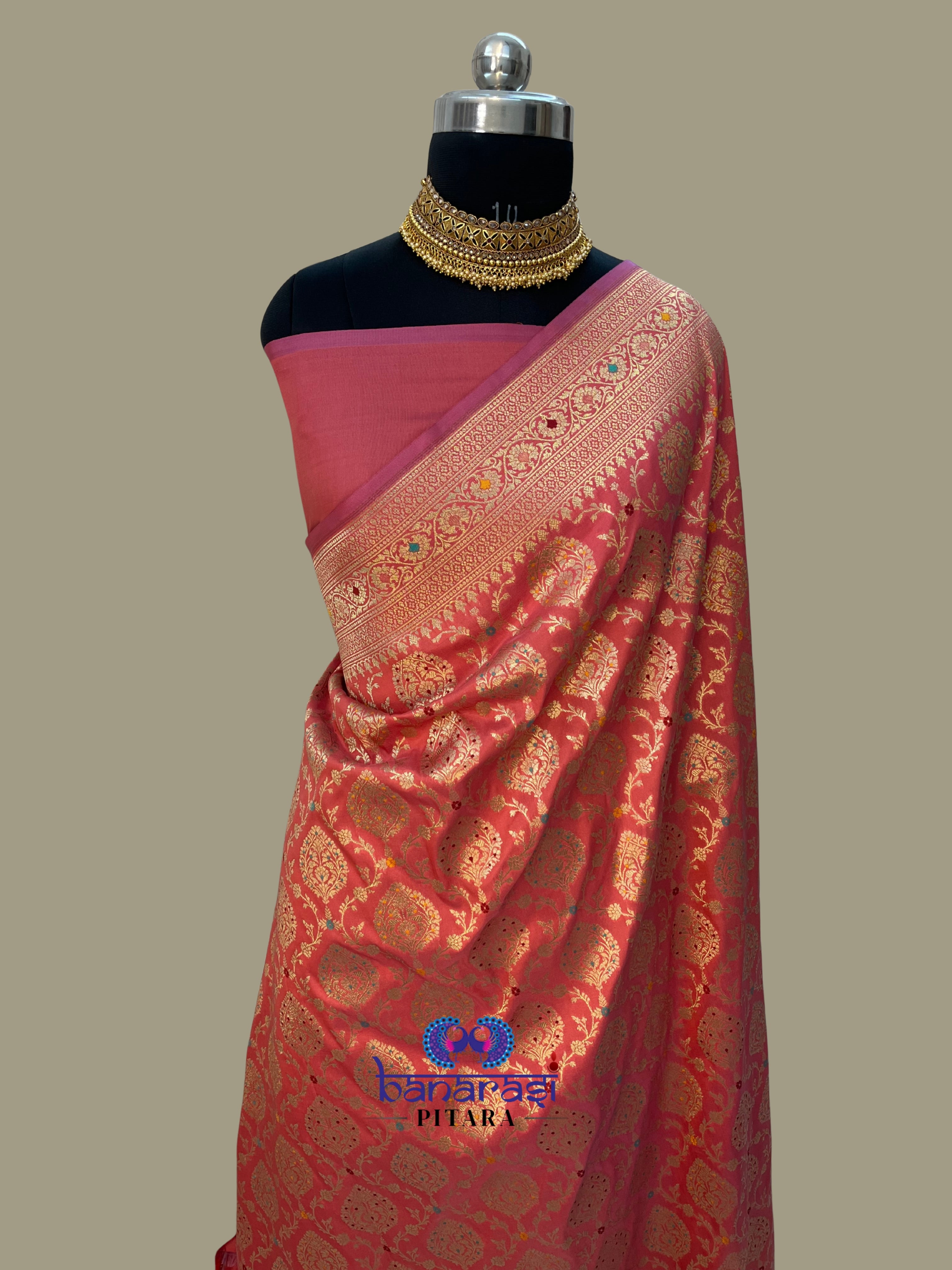 Semi Silk Banarasi Saree