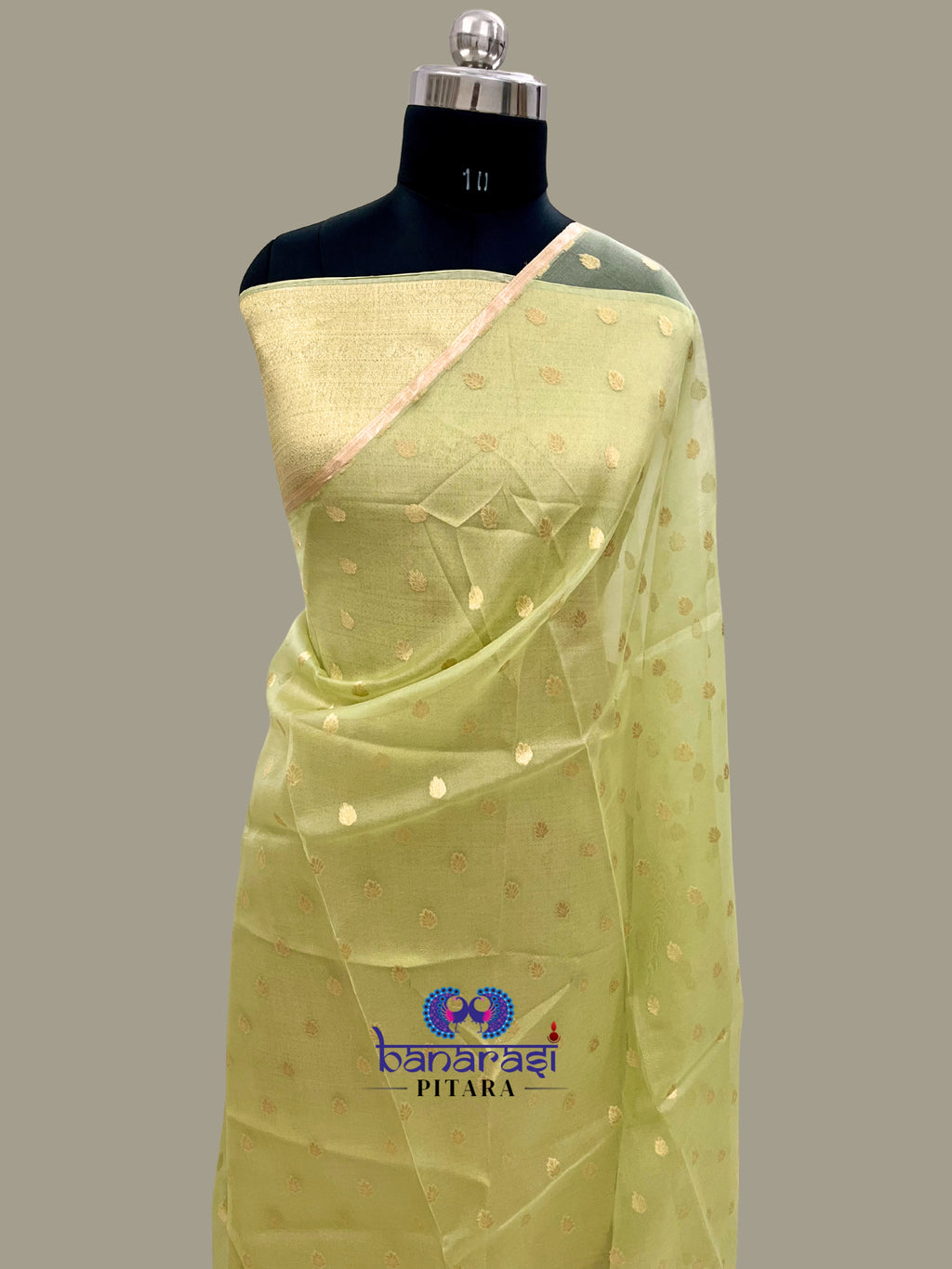 Pure Kora Handloom Banarasi Saree